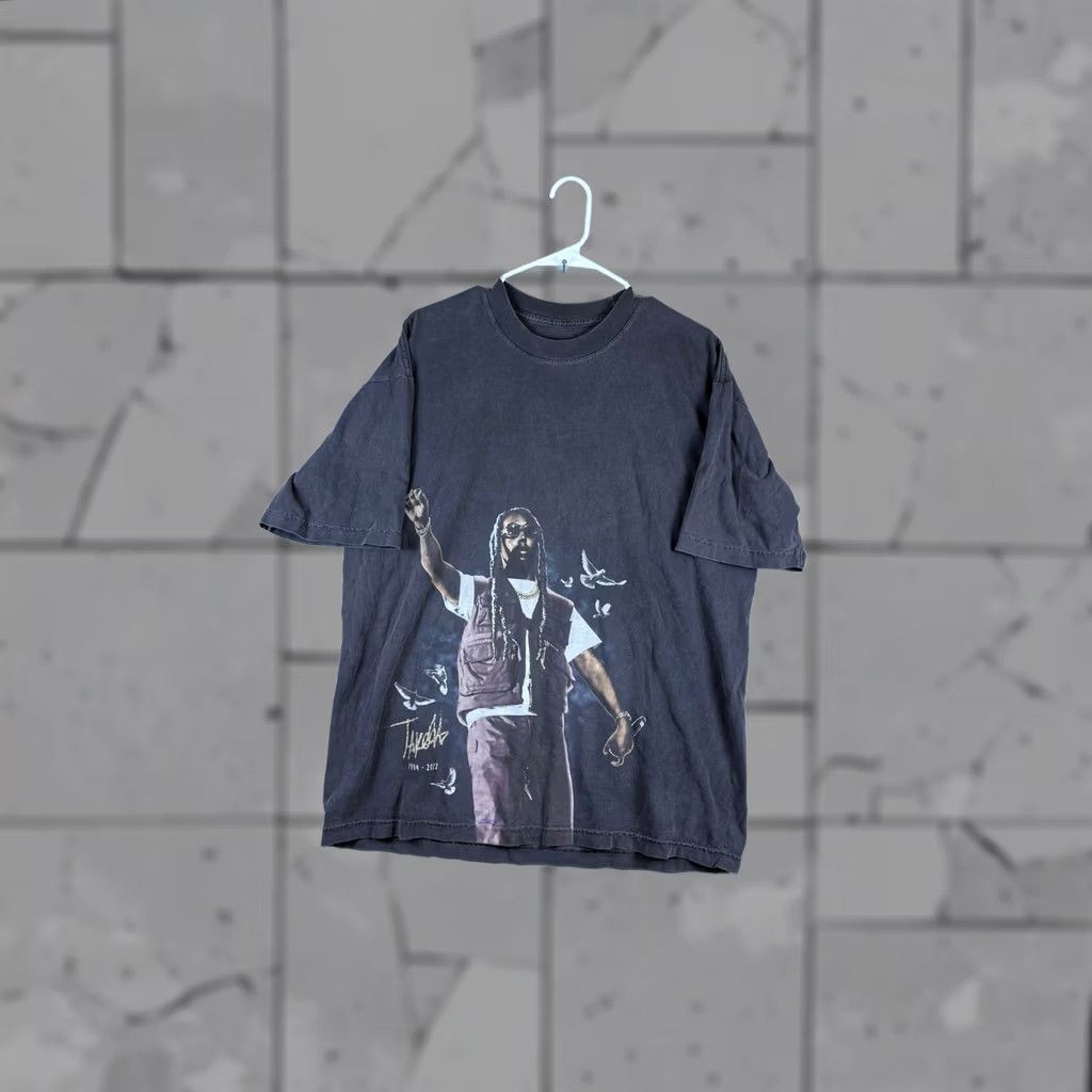 Vintage Takeoff Memorial T-Shirt Men Large Gray Graphic Tee Hip Hop Body Knows Size US L / EU 52-54 / 3 - 1 Thumbnail