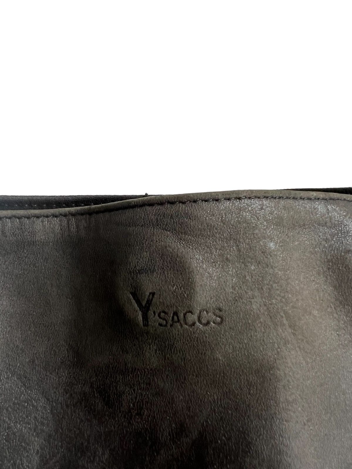 Yohji Yamamoto OG Yohji Yamamoto Y'saccs Hybrid Leather Nylon Tactical Bag Size ONE SIZE - 8 Thumbnail