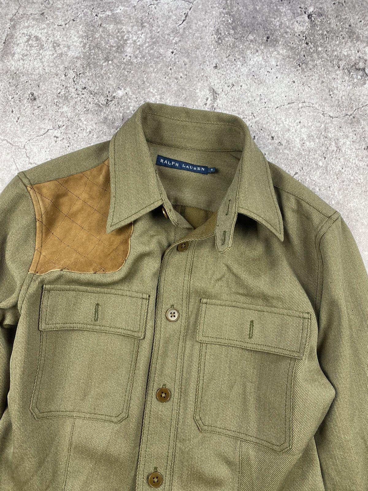 Designer × Polo Ralph Lauren × Ralph Lauren Polo Ralph Lauren Suede Trench Goat Suede/Wool Brown Coat Size M / US 6-8 / IT 42-44 - 2 Thumbnail