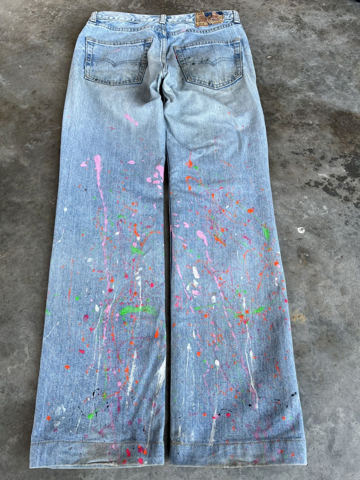 Japanese Brand × Levi's 🌈90’s Levis Painter Distress Jeans Size US 28 / EU 44 - 2 Thumbnail