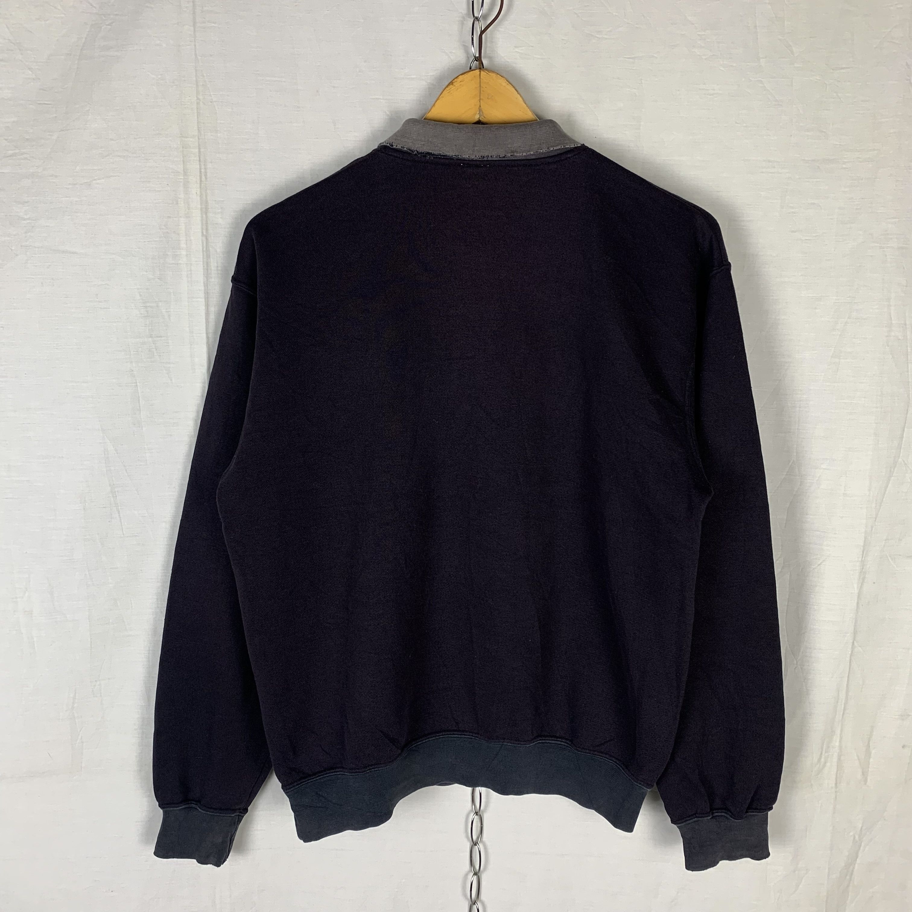 Nike Vintage 80s Nike Collared Sweatshirt Crewneck Size US S / EU 44-46 / 1 - 4 Thumbnail