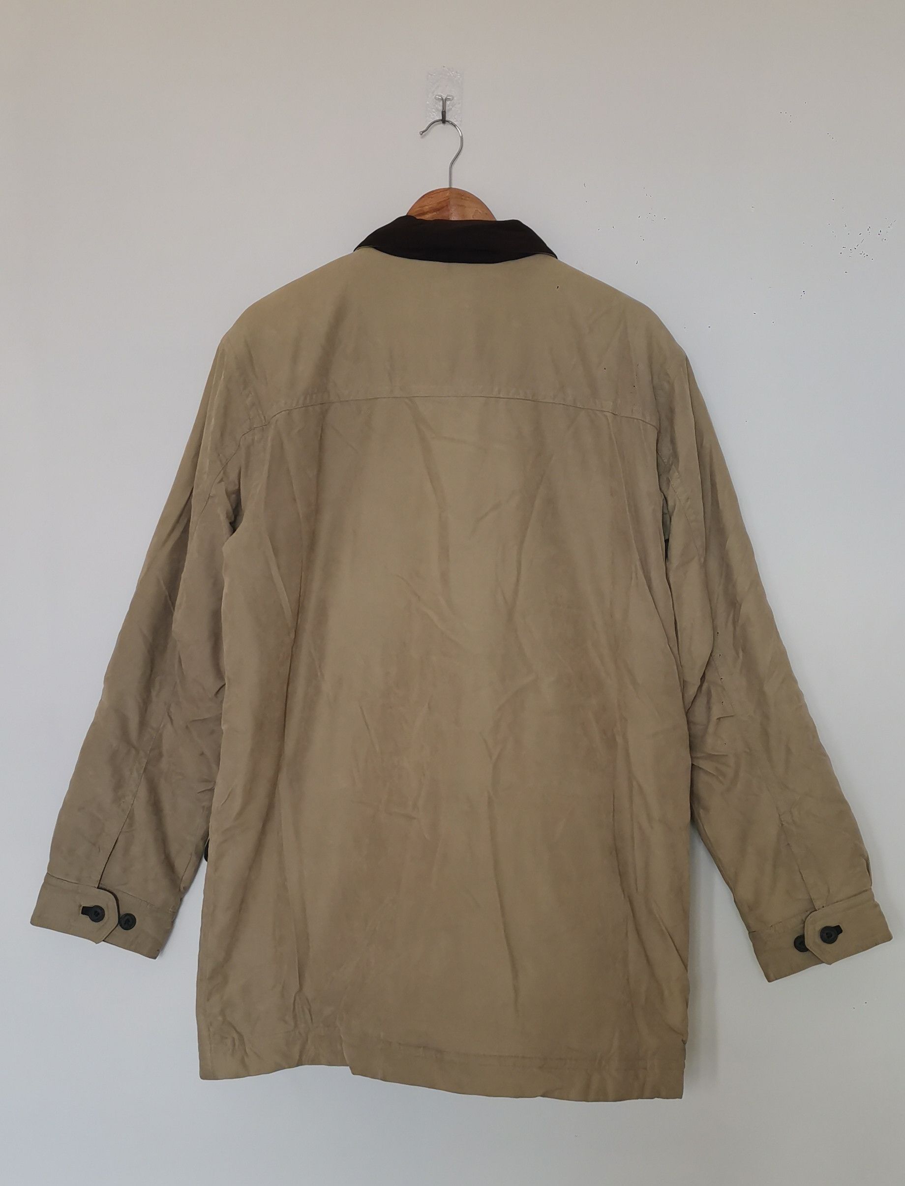 L.L. Bean Vintage L.L. Bean Workwear Chore Coat Beige - Size M Size US M / EU 48-50 / 2 - 2 Thumbnail