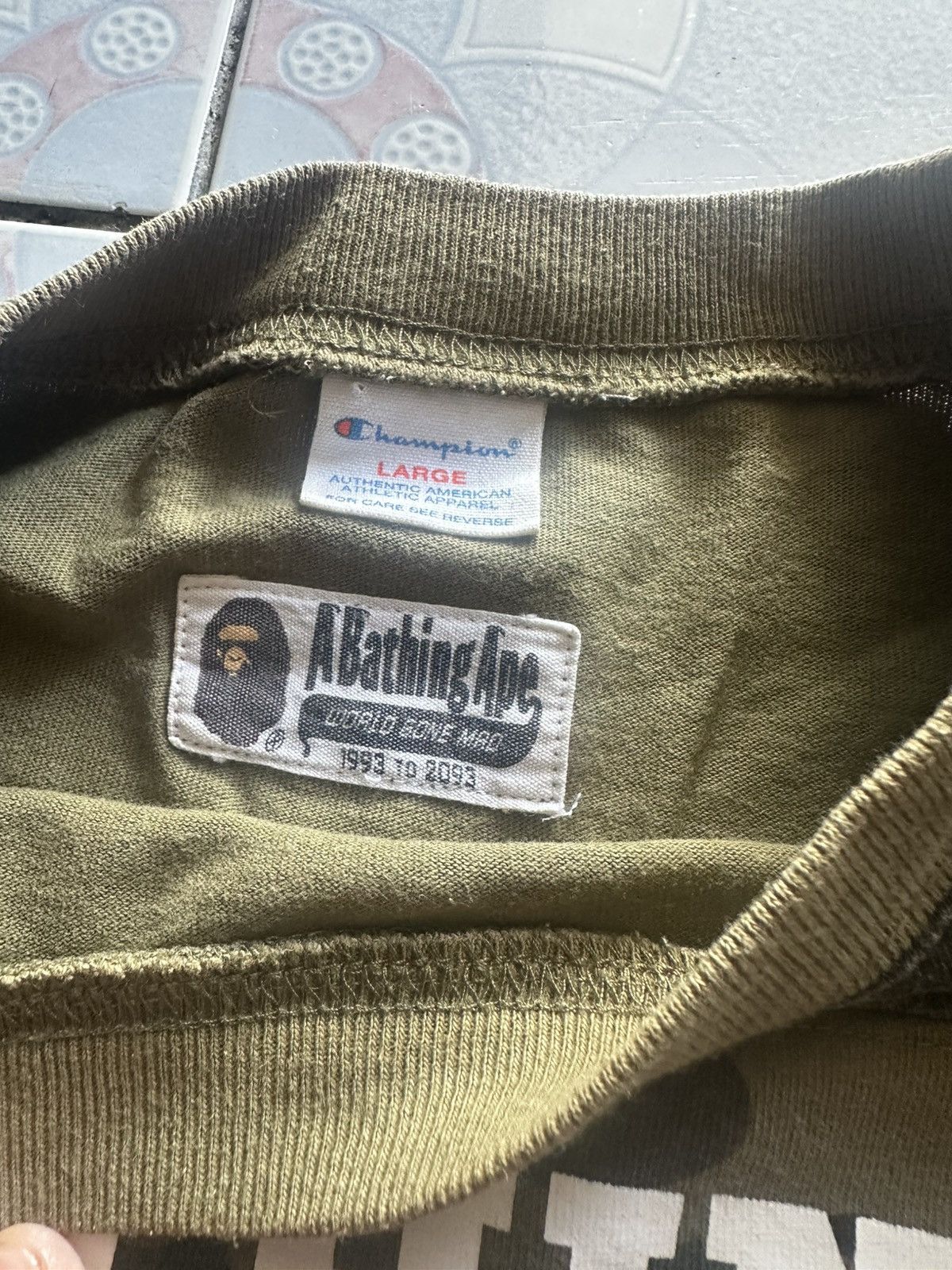Bape × Champion Champion x Bape Camo Football Size US L / EU 52-54 / 3 - 2 Thumbnail