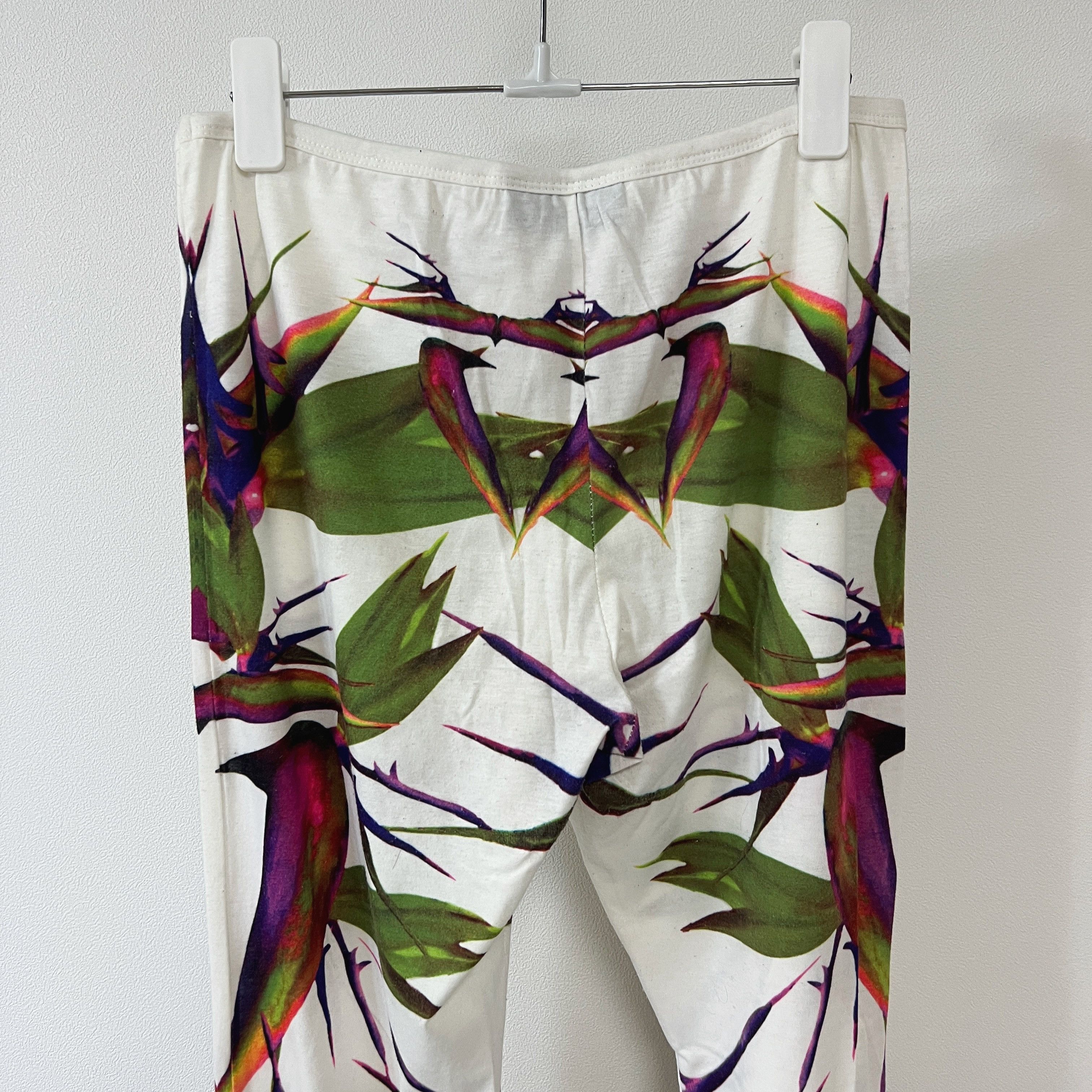 Givenchy GIVENCHY 12SS Birds of Paradise Leggings White Size 30" / US 8 / IT 44 - 3 Thumbnail
