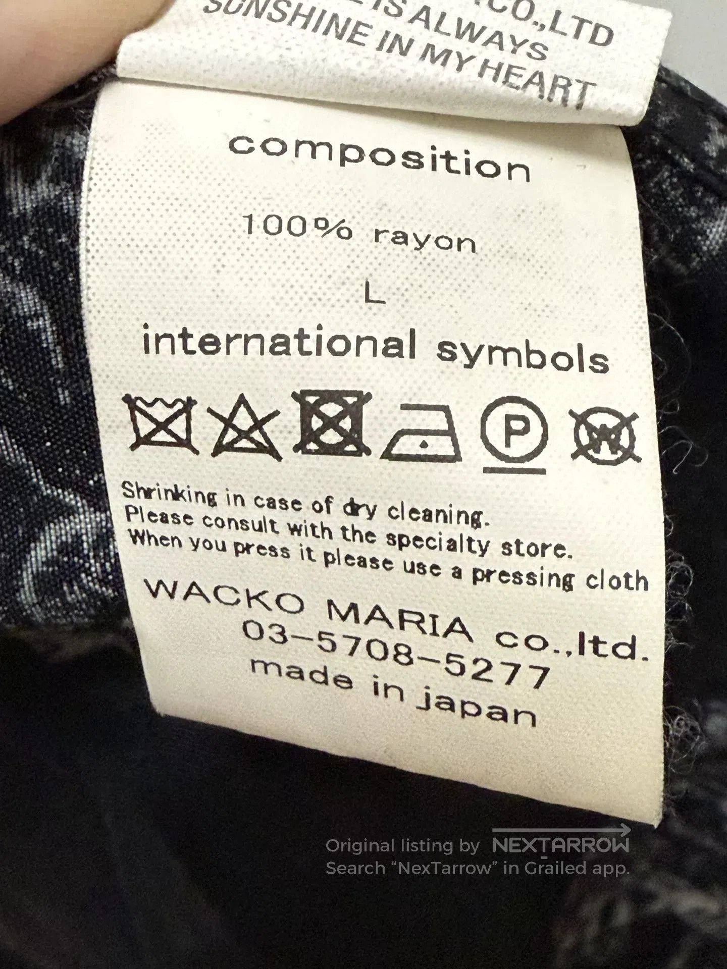 Wacko Maria WACKO MARIA Tiger Head Shirt. Size US L / EU 52-54 / 3 - 5 Thumbnail