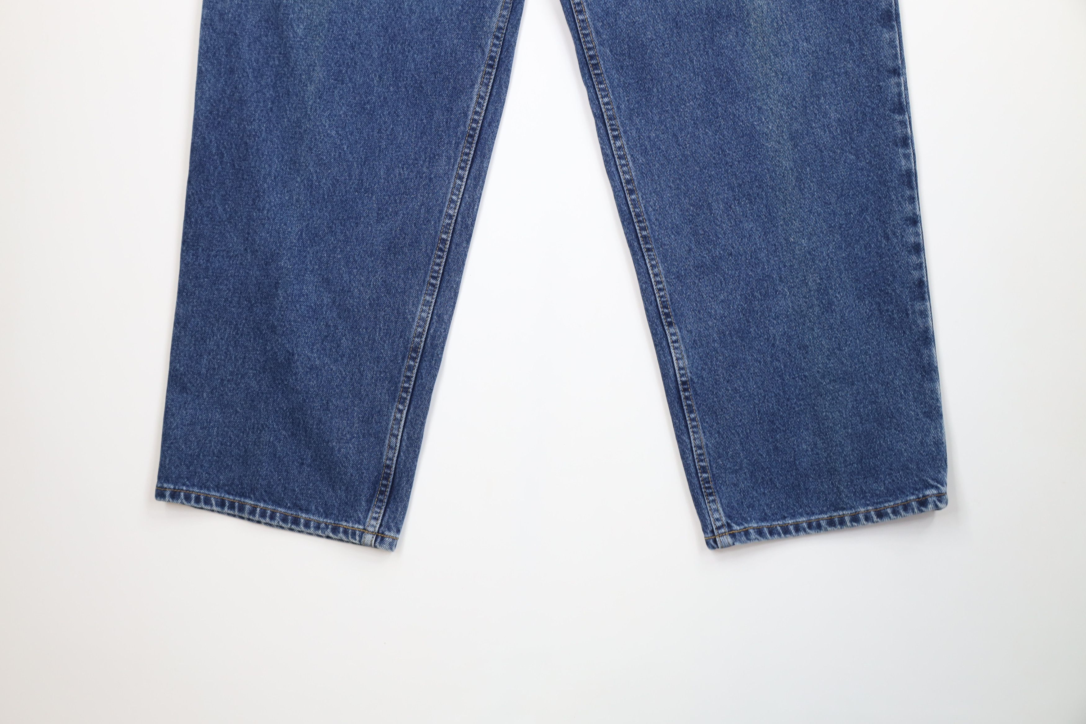 Tommy Hilfiger Vintage Y2K 2000 Tommy Hilfiger Relaxed Wide Leg Jeans Blue Size US 38 / EU 54 - 4 Thumbnail