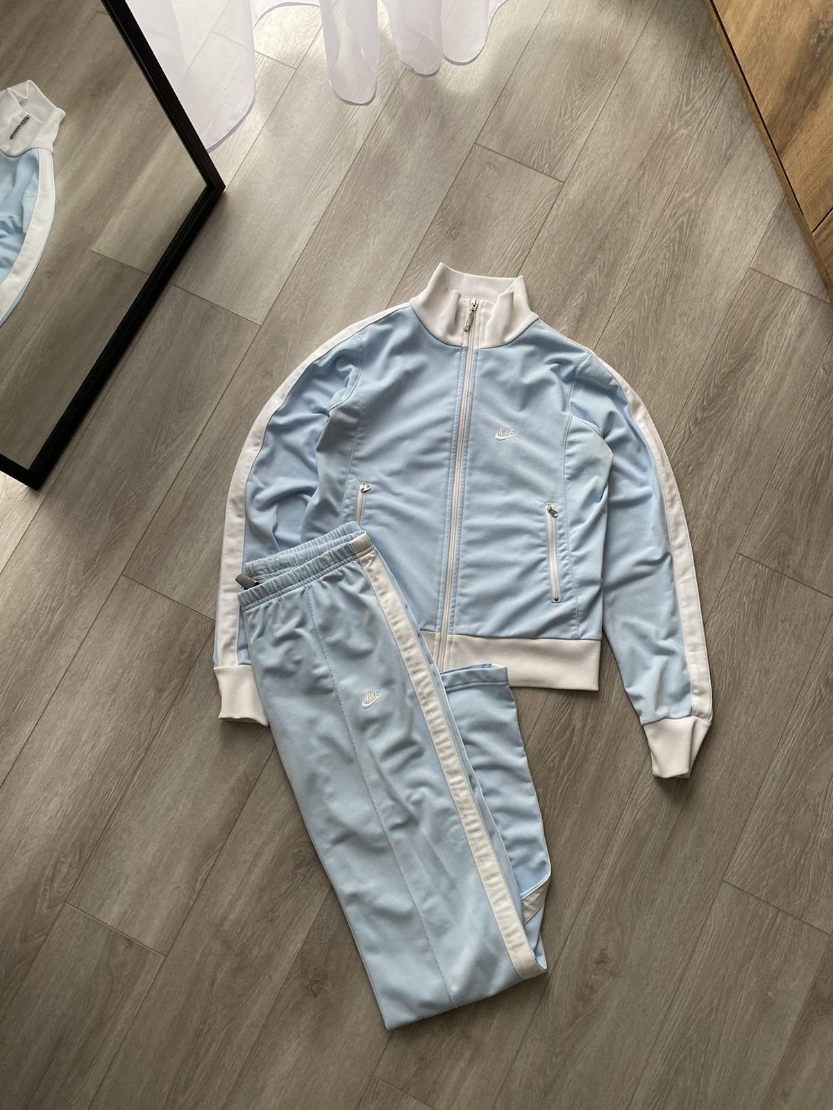 Nike × Vintage Nike Vintage 90s Y2k Track Suit Set Size S / US 4 / IT 40 - 1 Thumbnail