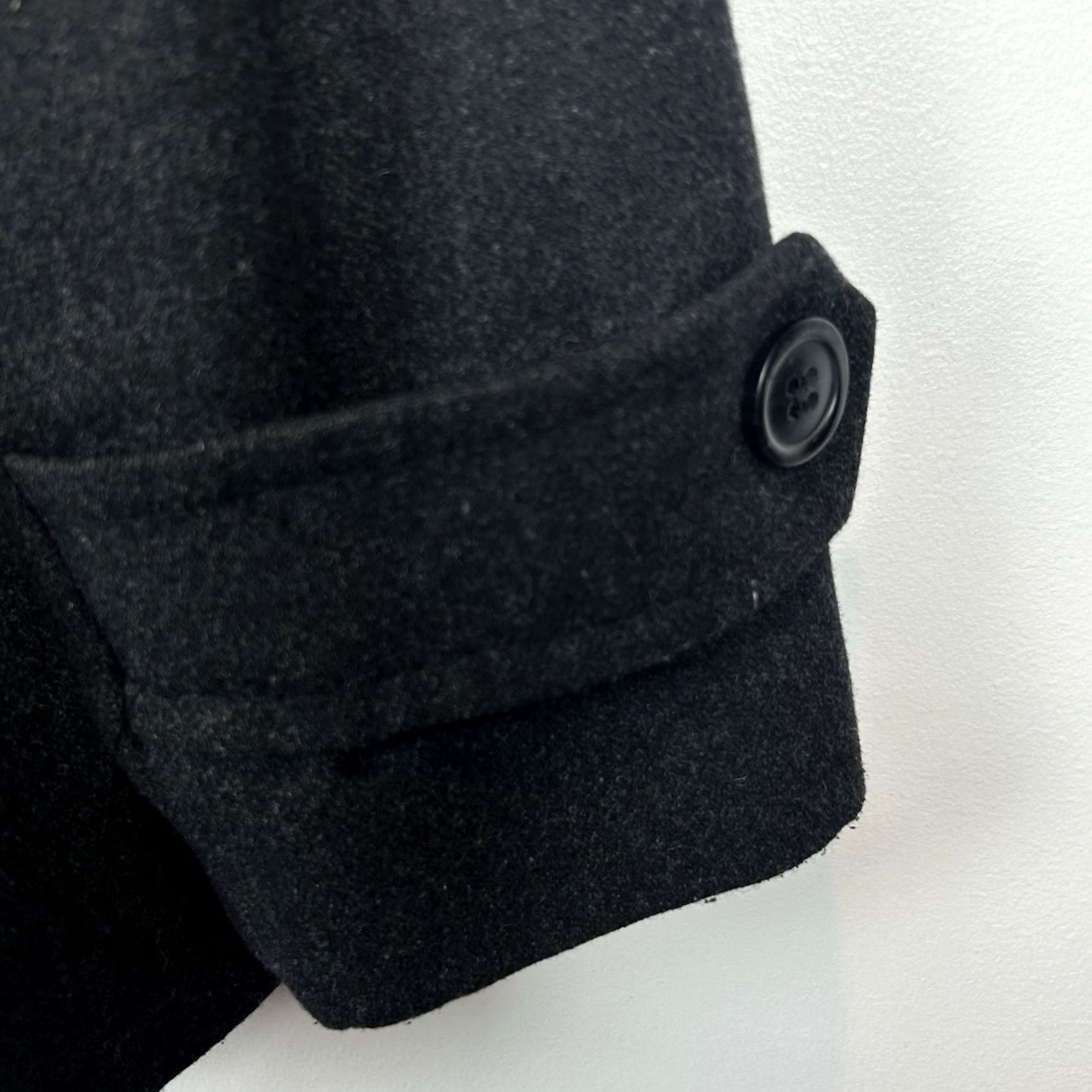 Vintage VINTAGE Herman Kay Wool Blend Pea Coat Womens XL Gray Double Breasted Size XL / US 12-14 / IT 48-50 - 6 Thumbnail