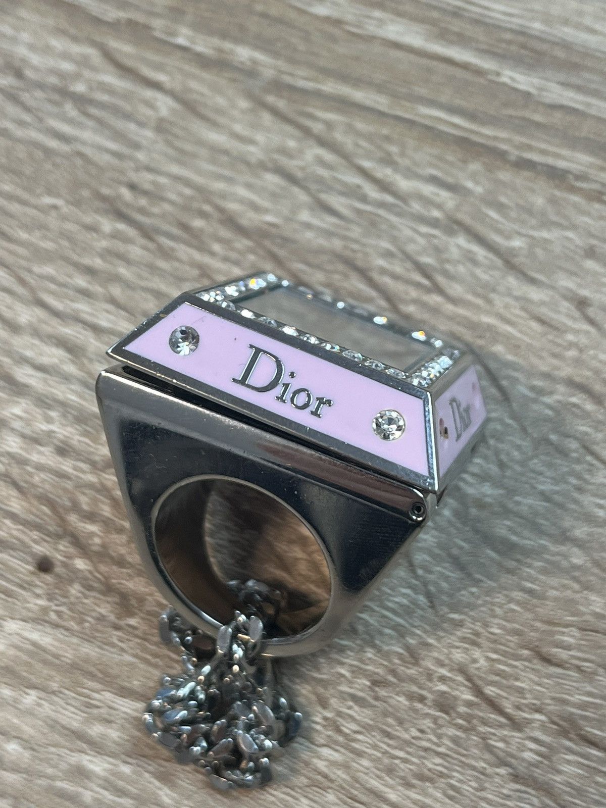 Christian Dior Monsieur Dior Vintage Princess Rings Swarovski Size ONE SIZE - 2 Thumbnail