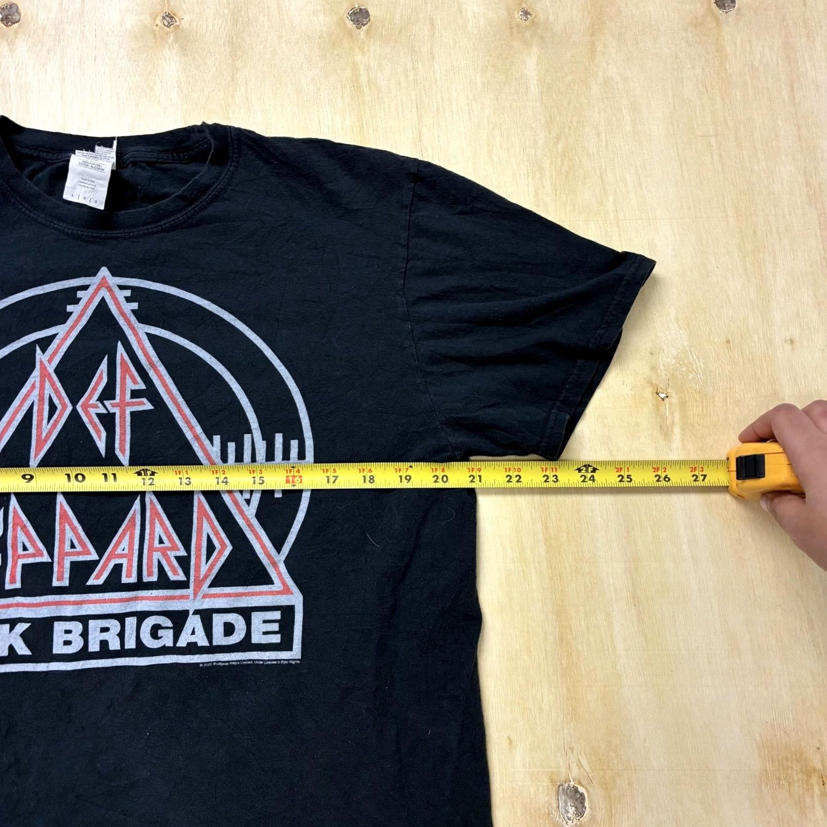 Gildan Gildan Def Leppard Shirt Mens L Black Rock Brigade Graphic Tee T-Shirt Size US L / EU 52-54 / 3 - 7 Thumbnail