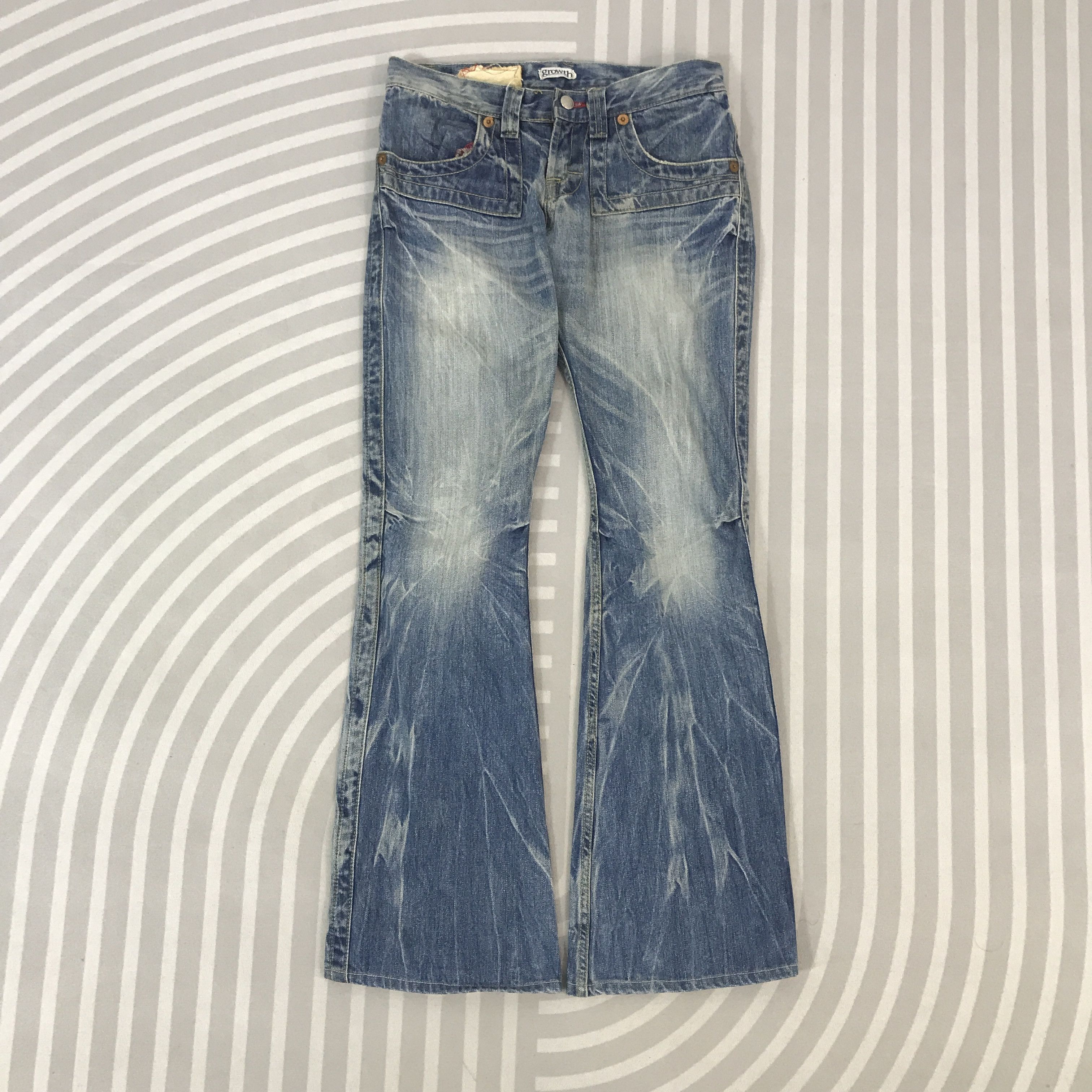 In The Attic Flared Growth In The Attic Bootcut Denim Pants Size US 28 / EU 44 - 1 Thumbnail
