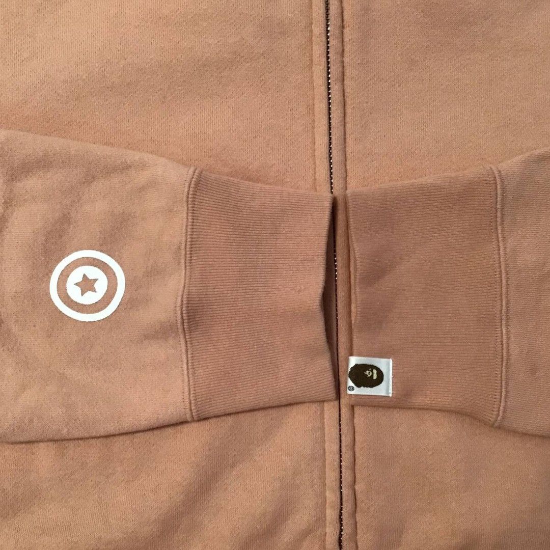 Bape BAPE Tiger full zip hoodie salmon pink a bathing ape Size US XL / EU 56 / 4 - 6 Thumbnail