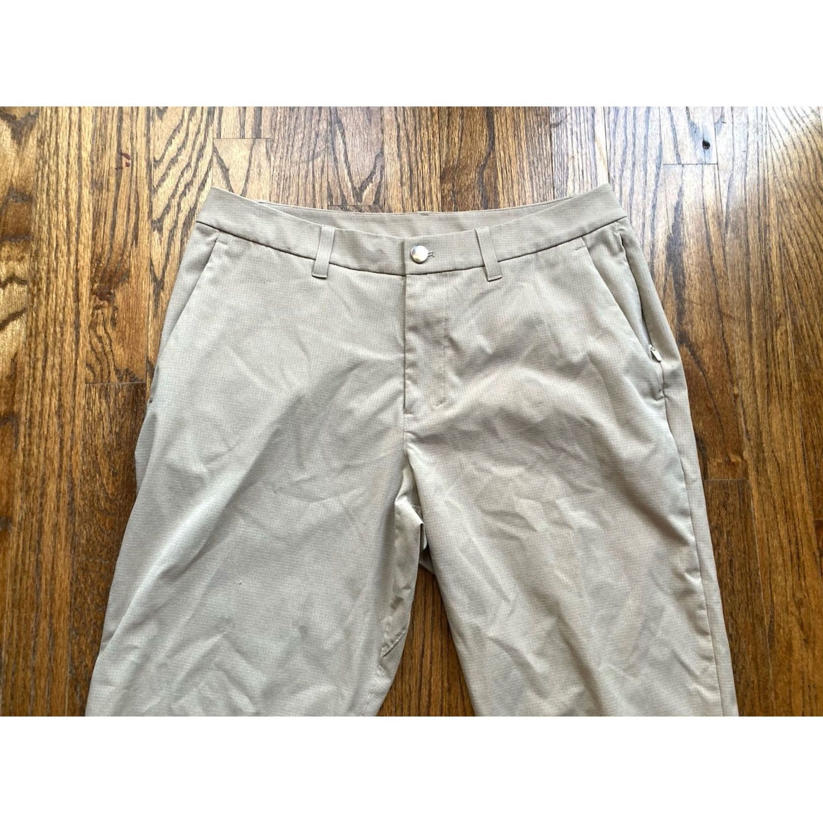 Lululemon Lululemon Pants Mens Slim Fit ABC Performance Warpstreme Beige 32x28 Size US 32 / EU 48 - 2 Thumbnail