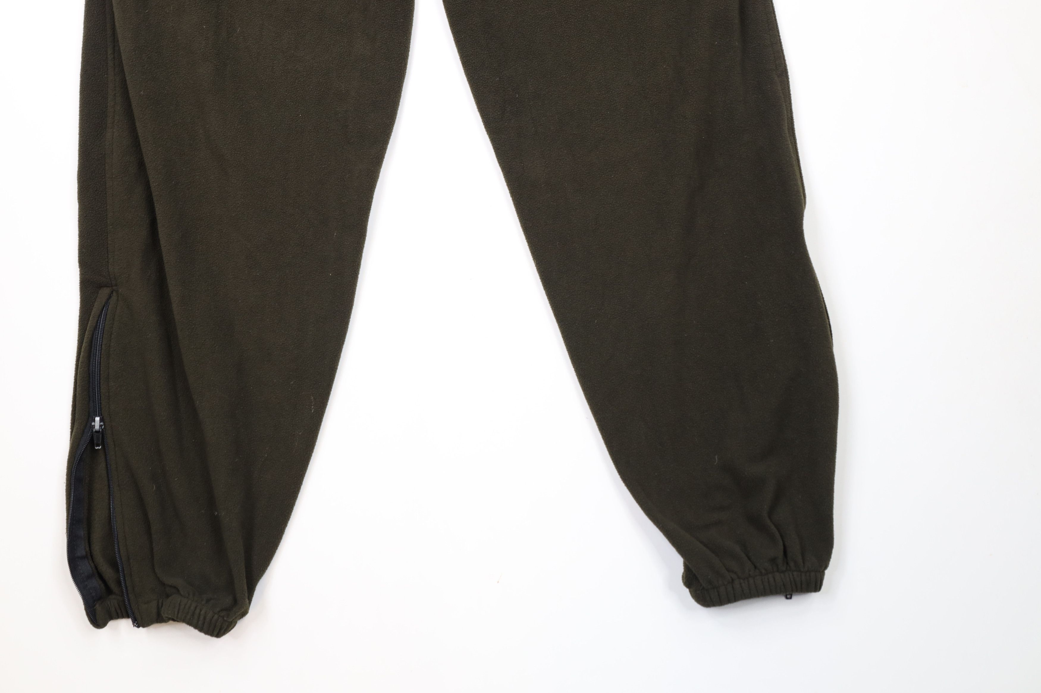 Vintage Vintage 90s Streetwear Fleece Sweatpants Joggers Green Size US 34 / EU 50 - 12 Thumbnail
