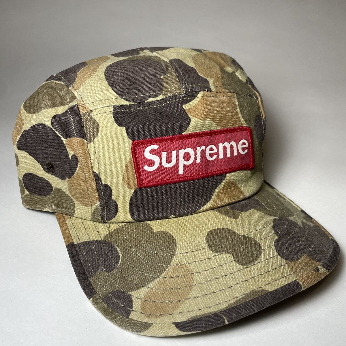 Supreme Vintage Supreme 1997 Duck Camo camp cap hat | Grailed