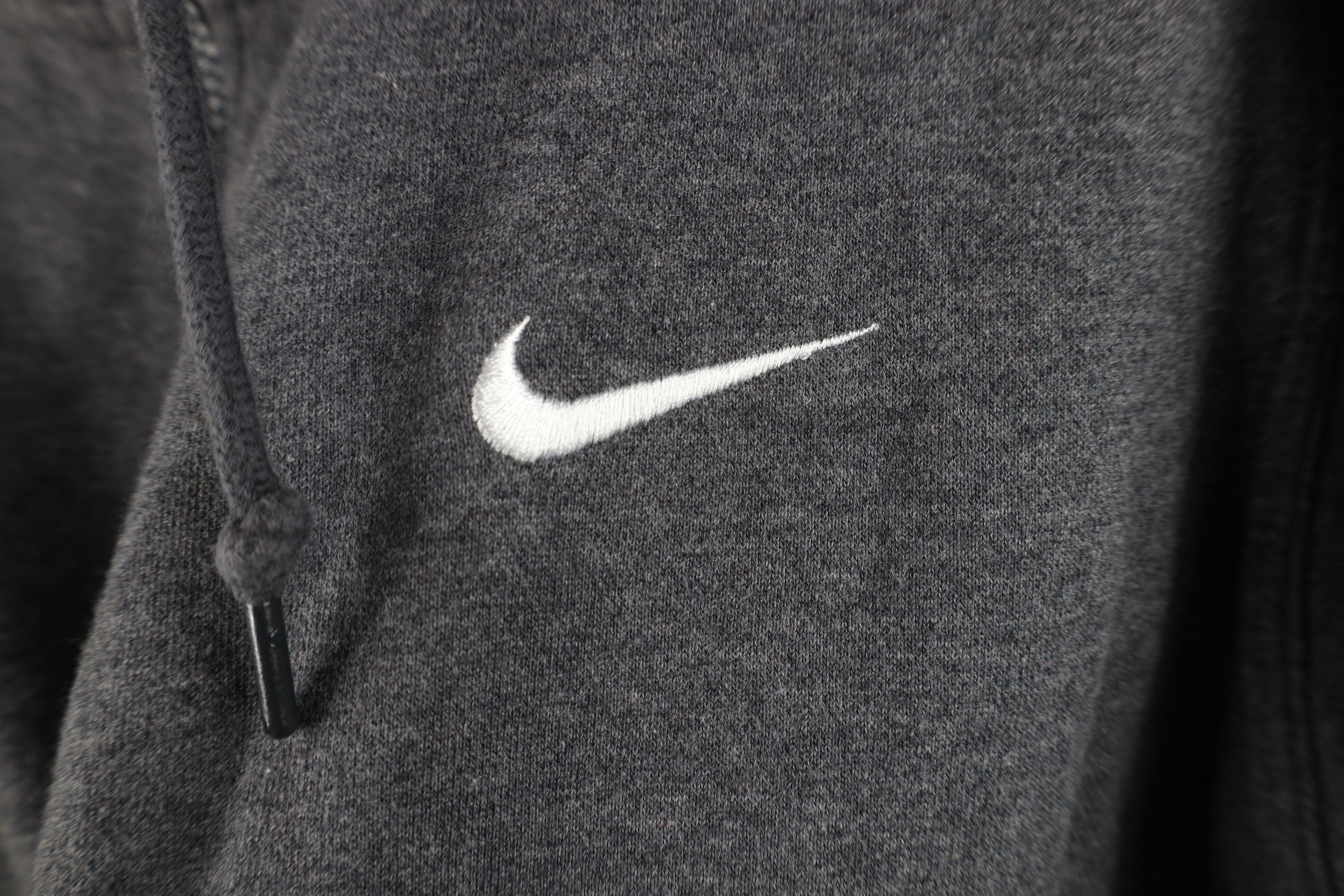 Nike × Vintage Vintage Nike Travis Scott Mini Swoosh Full Zip Hoodie Gray Size US M / EU 48-50 / 2 - 4 Thumbnail