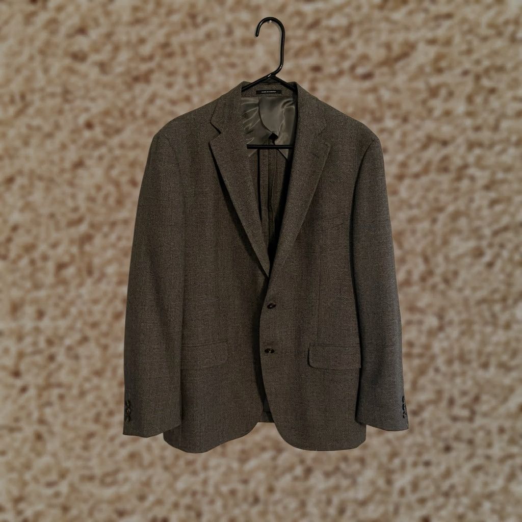 Hart Schaffner Marx Hart Schaffner Marx Gray Worsted Wool Suit Jacket Blazer Coat Canada Men's 42R Size 42R - 1 Thumbnail