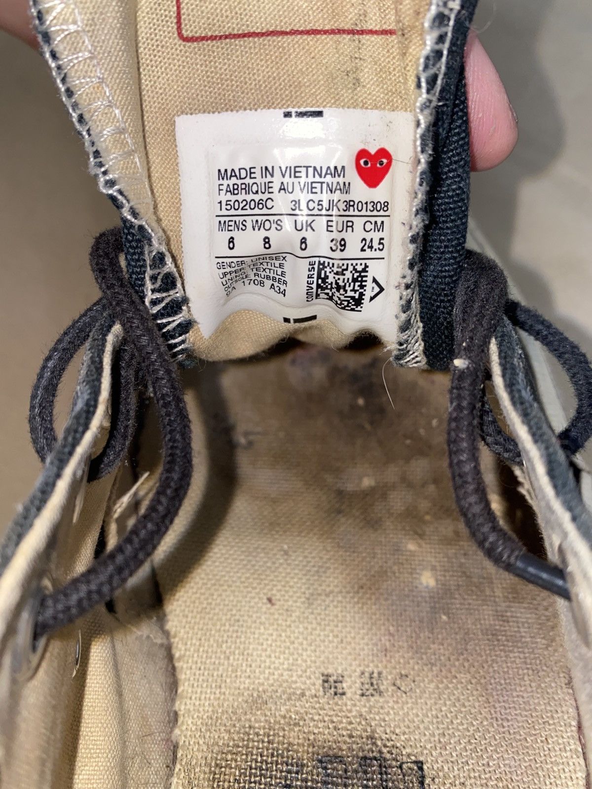 Comme des Garcons PLAY × Converse Converse x Comme des Garcons Play (Women’s) Size US 8 / IT 38 - 12 Thumbnail