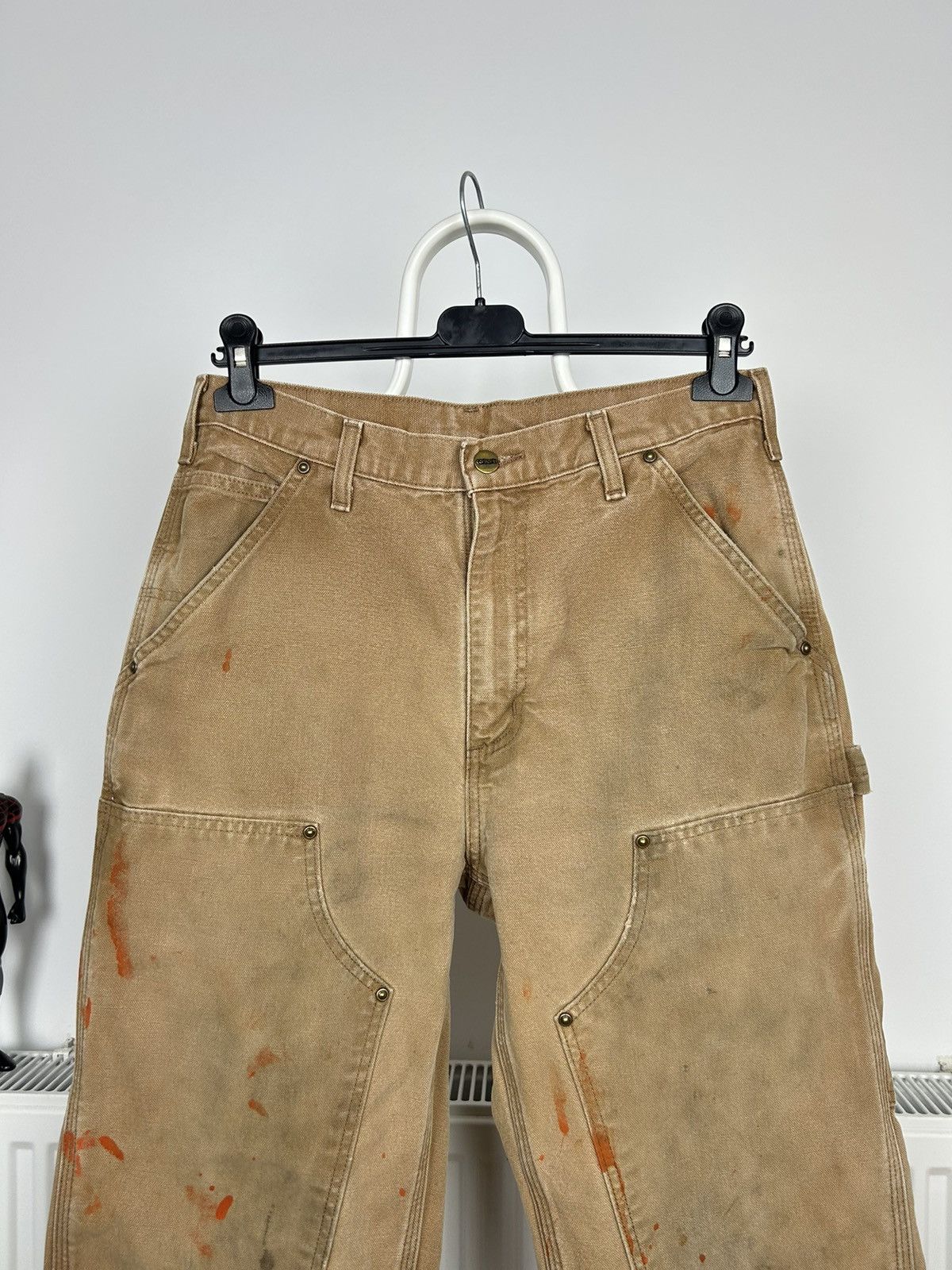 Carhartt × Vintage Crazy sun faded distressed carhartt double knee denim Size US 30 / EU 46 - 2 Thumbnail