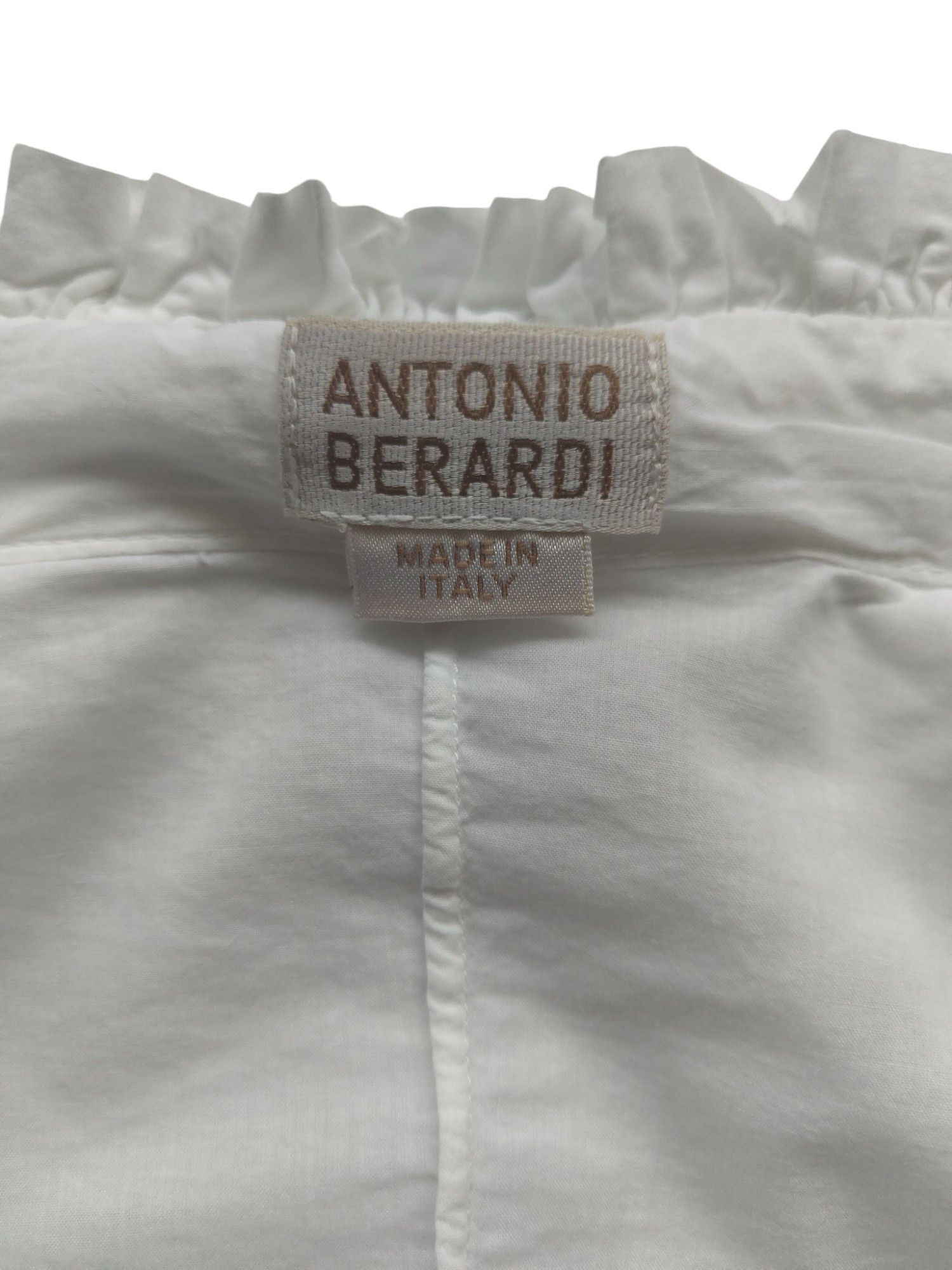 Antonio Berardi Antonio Berardi White Cotton Lace Blouse Size XS / US 0-2 / IT 36-38 - 4 Thumbnail