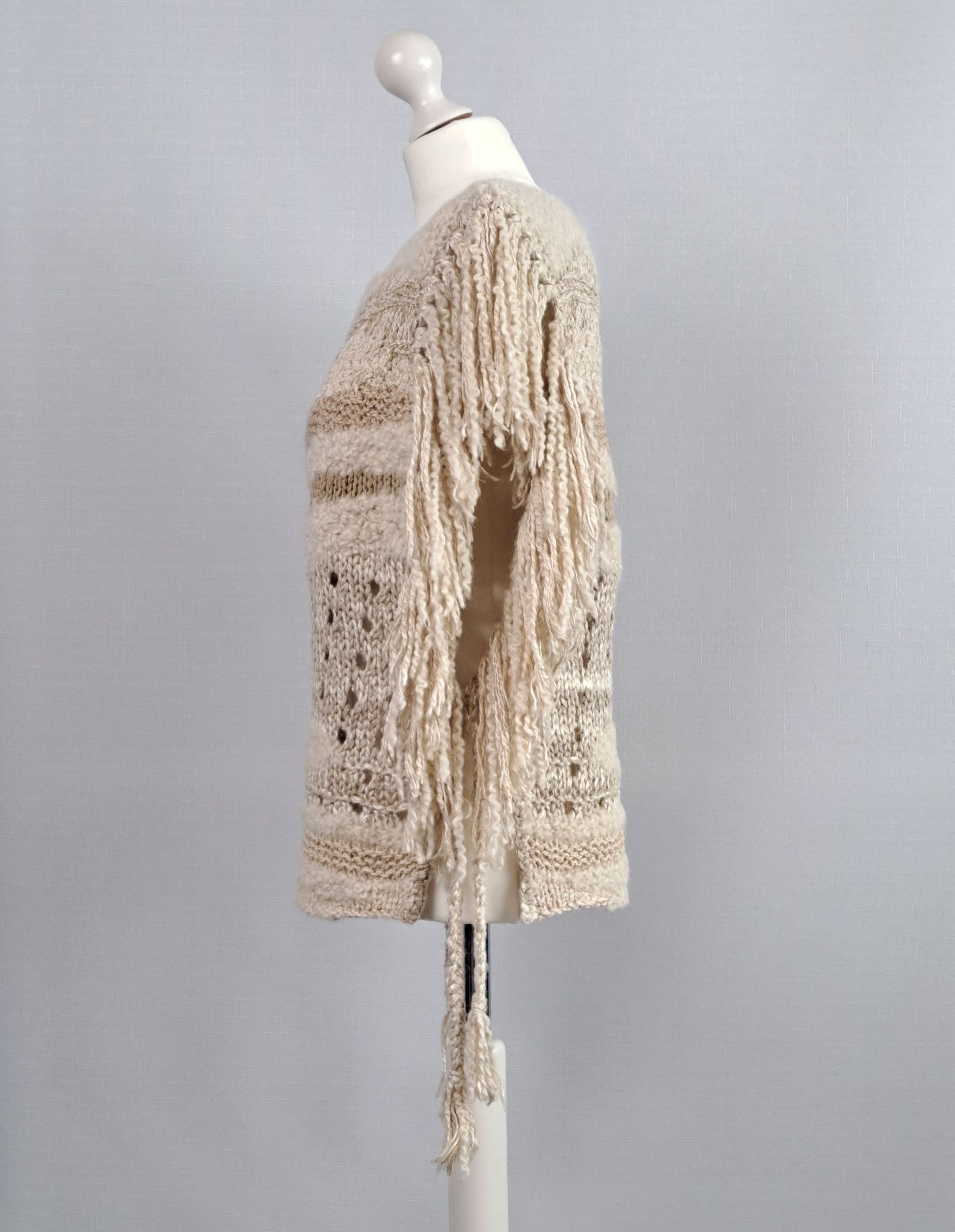 Isabel Marant Isabel Marant Peyton fringe multi knit poncho. Size 38 Size M / US 6-8 / IT 42-44 - 4 Thumbnail