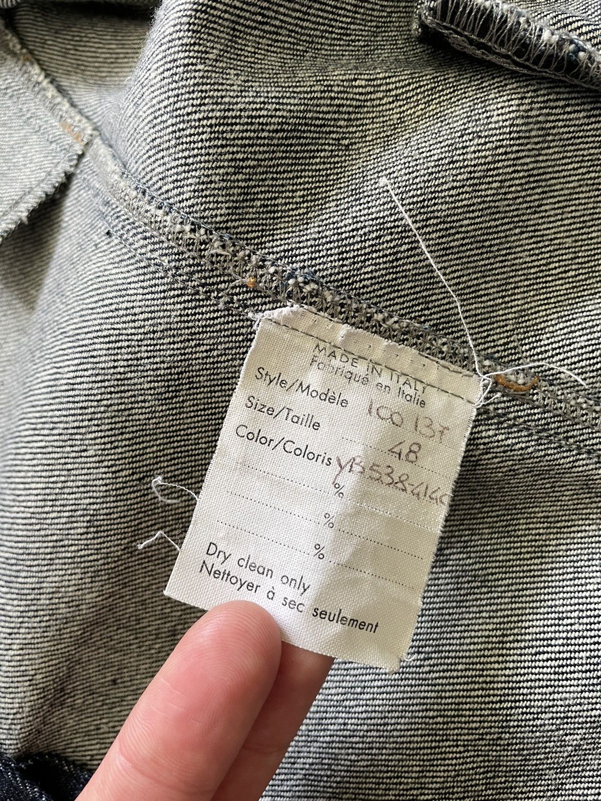 Tom Ford YSL Rive Gauche by Tom Ford Heavy Denim M51 Jacket Size US M / EU 48-50 / 2 - 8 Thumbnail