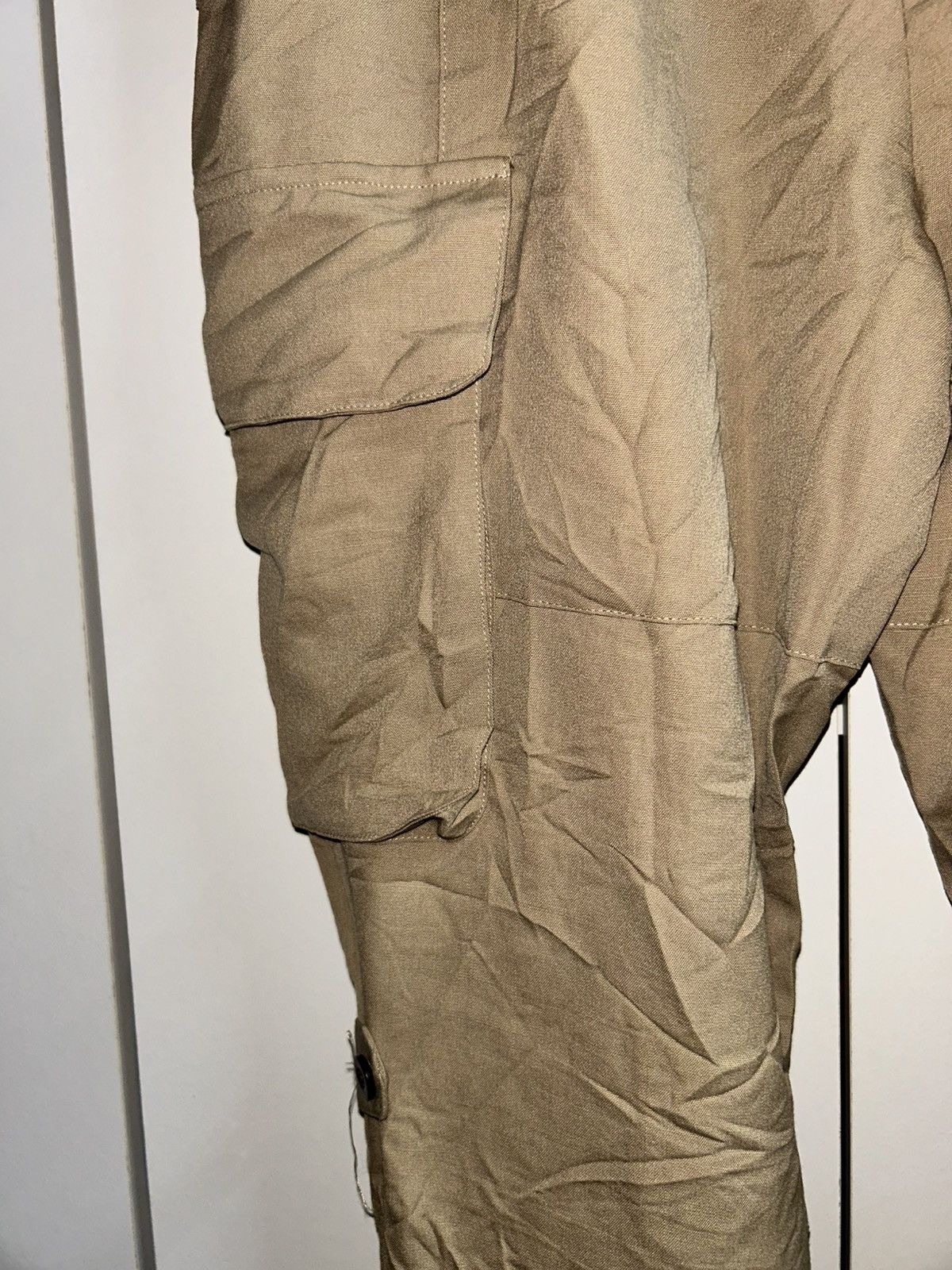 Jean Paul Gaultier Femme Monkey Bondage Multipocket Punk Wool Pants Size 26" / US 2 / IT 38 - 10 Thumbnail
