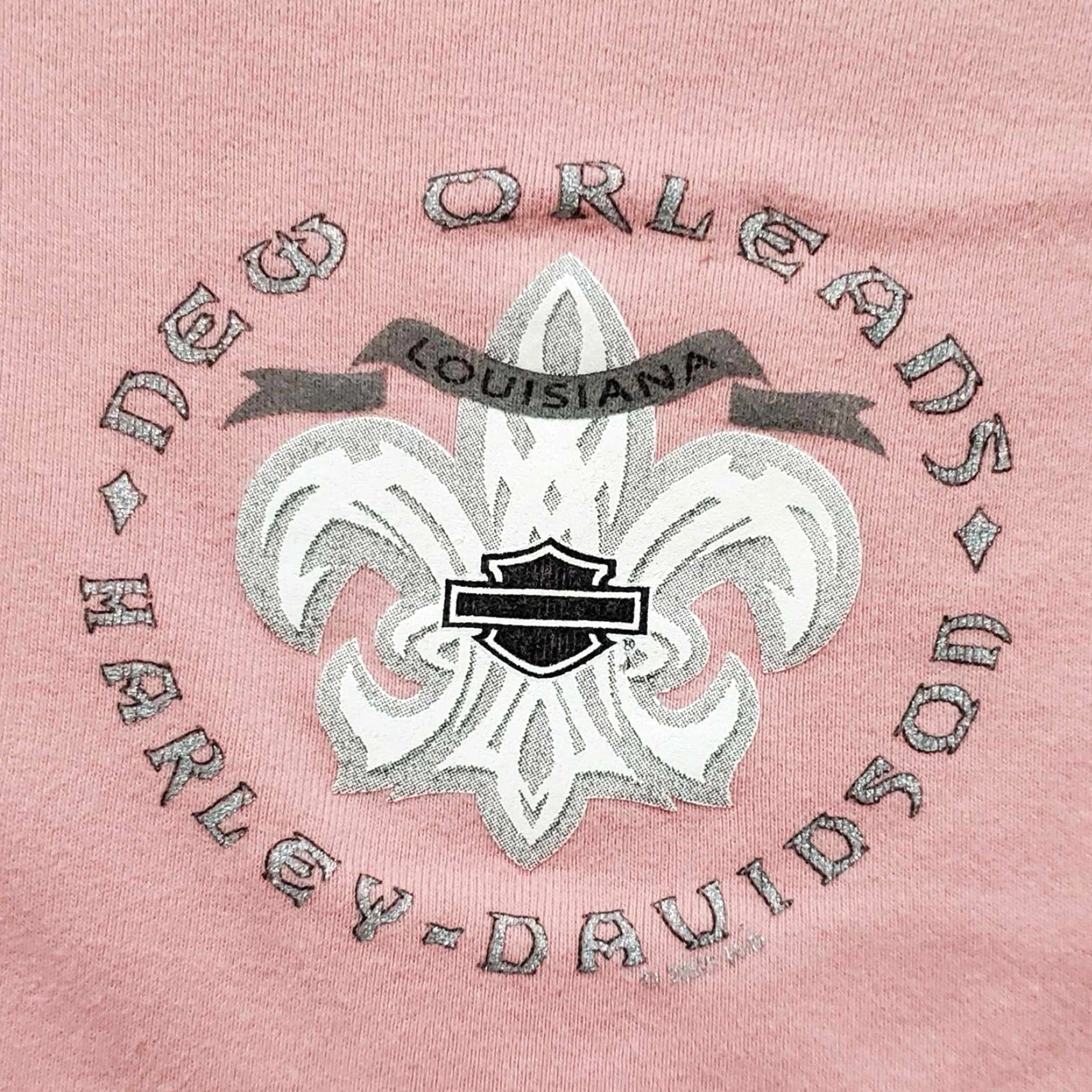 Harley Davidson Harley-Davidson Tank Top Womens Pink Stars S Small, New Orleans, Regular, Tank, Shirt, Harley-Davidson, Women, Pink, Stars, Biker Size S / US 4 / IT 40 - 4 Thumbnail
