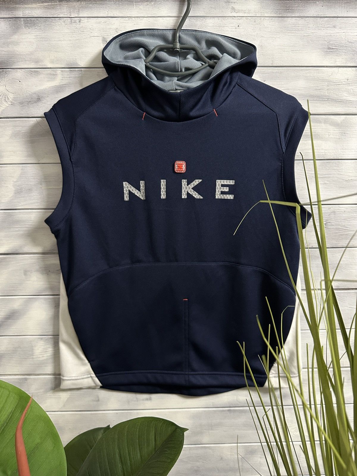 Nike Rare Vintage Hood Shirt Nike Shox Small Swoosh. Junior (M) Size US XS / EU 42 / 0 - 1 Thumbnail