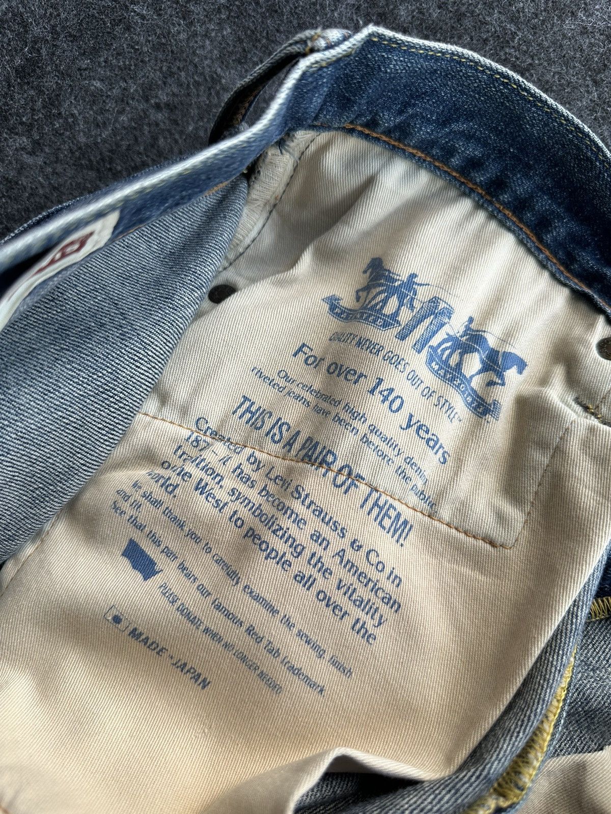 Levi's Levis 511 Selvedge Faded Washed Blue Denim 32x29 D489 Size US 32 / EU 48 - 16 Thumbnail