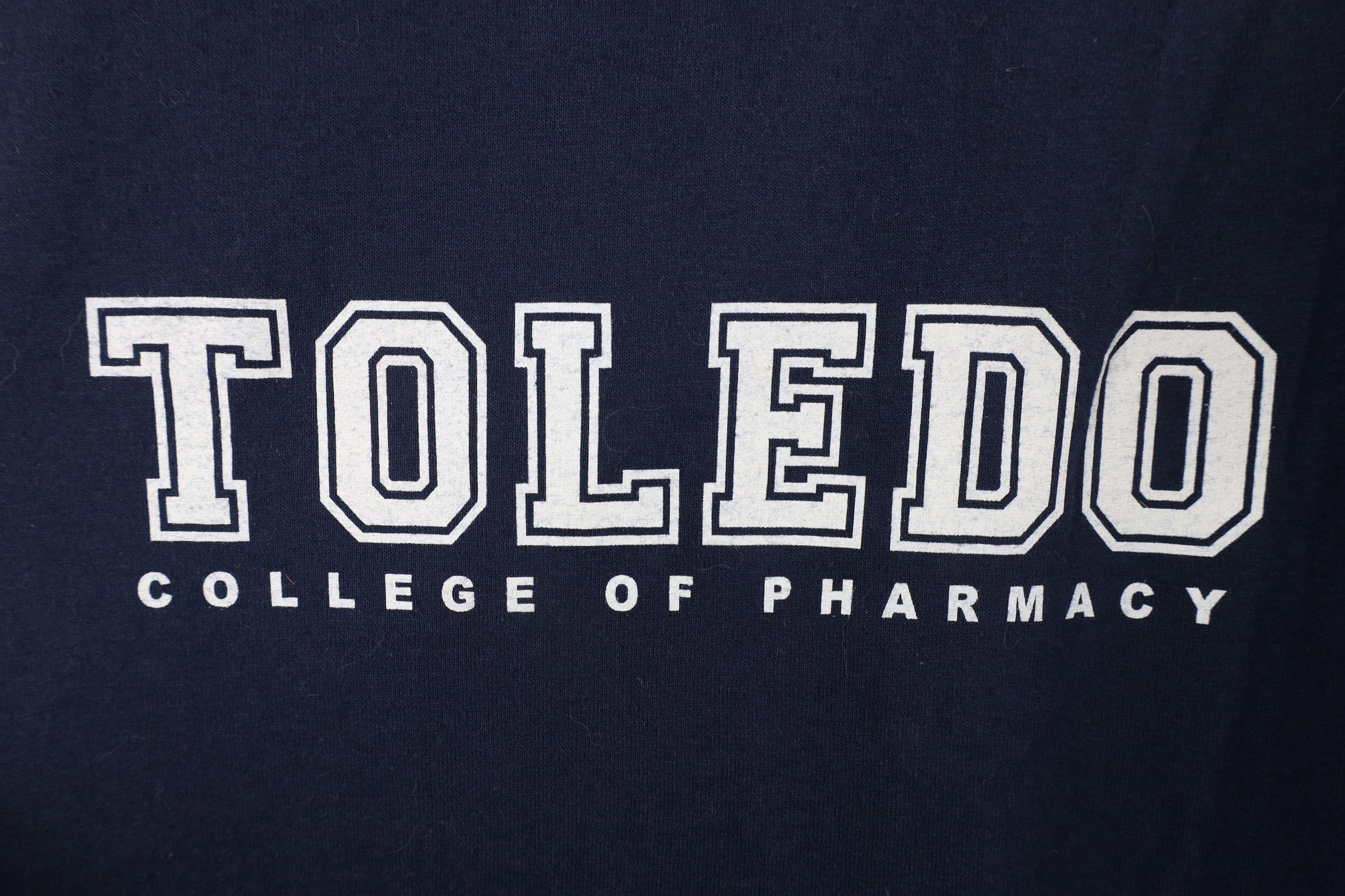Vintage Vintage 90s University of Toledo College of Pharmacy T-Shirt Size US L / EU 52-54 / 3 - 4 Thumbnail