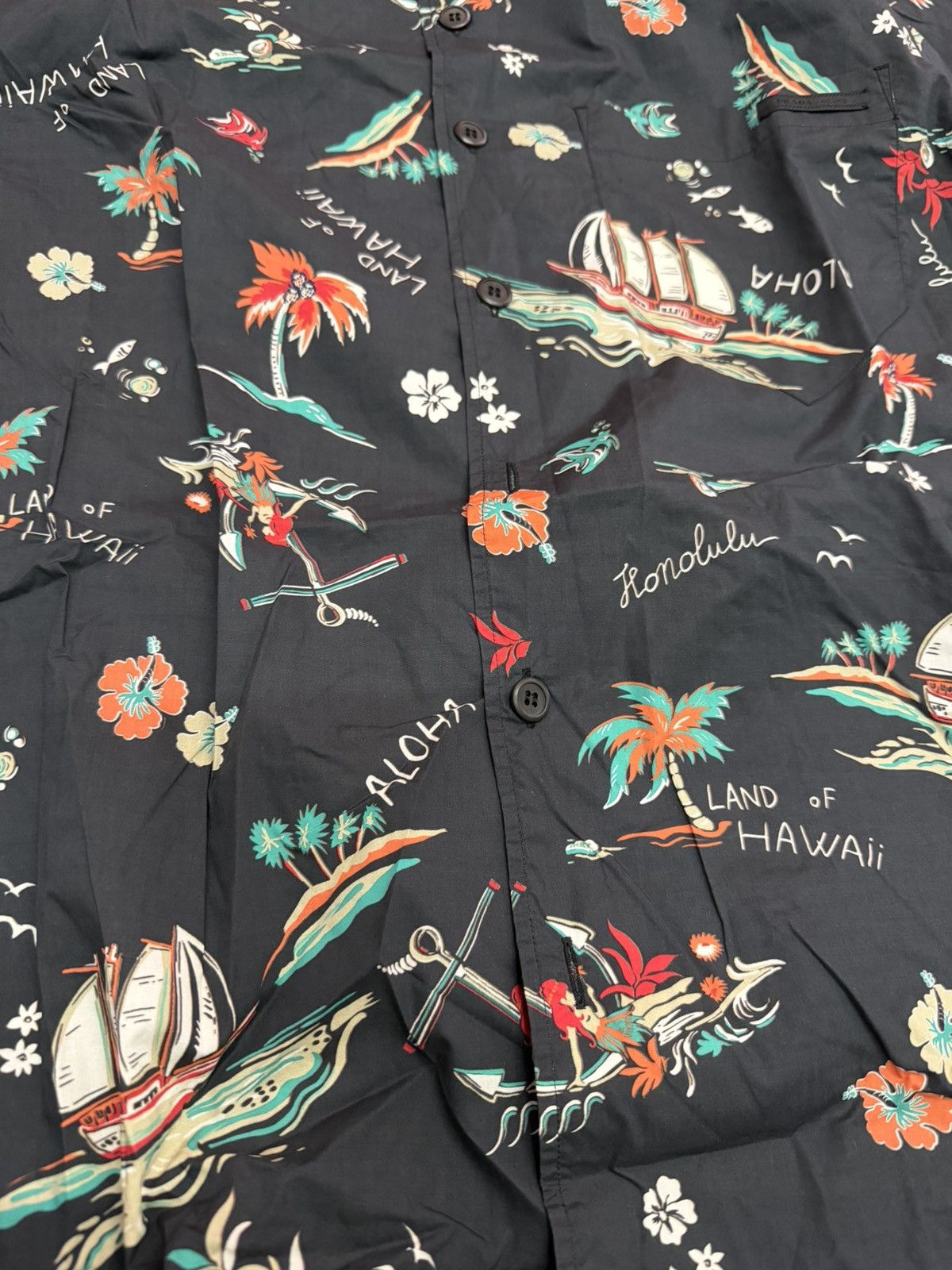 Prada PRADA 19” HAWAII SHIRT Size US L / EU 52-54 / 3 - 3 Thumbnail
