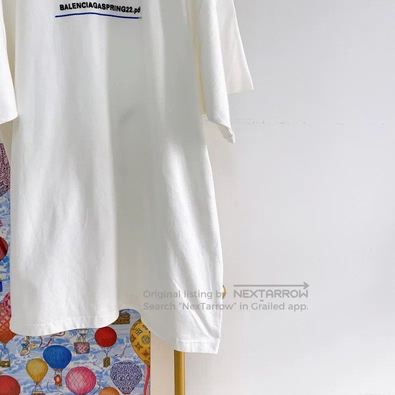 Balenciaga Balenciaga White T-Shirt Size US M / EU 48-50 / 2 - 5 Thumbnail