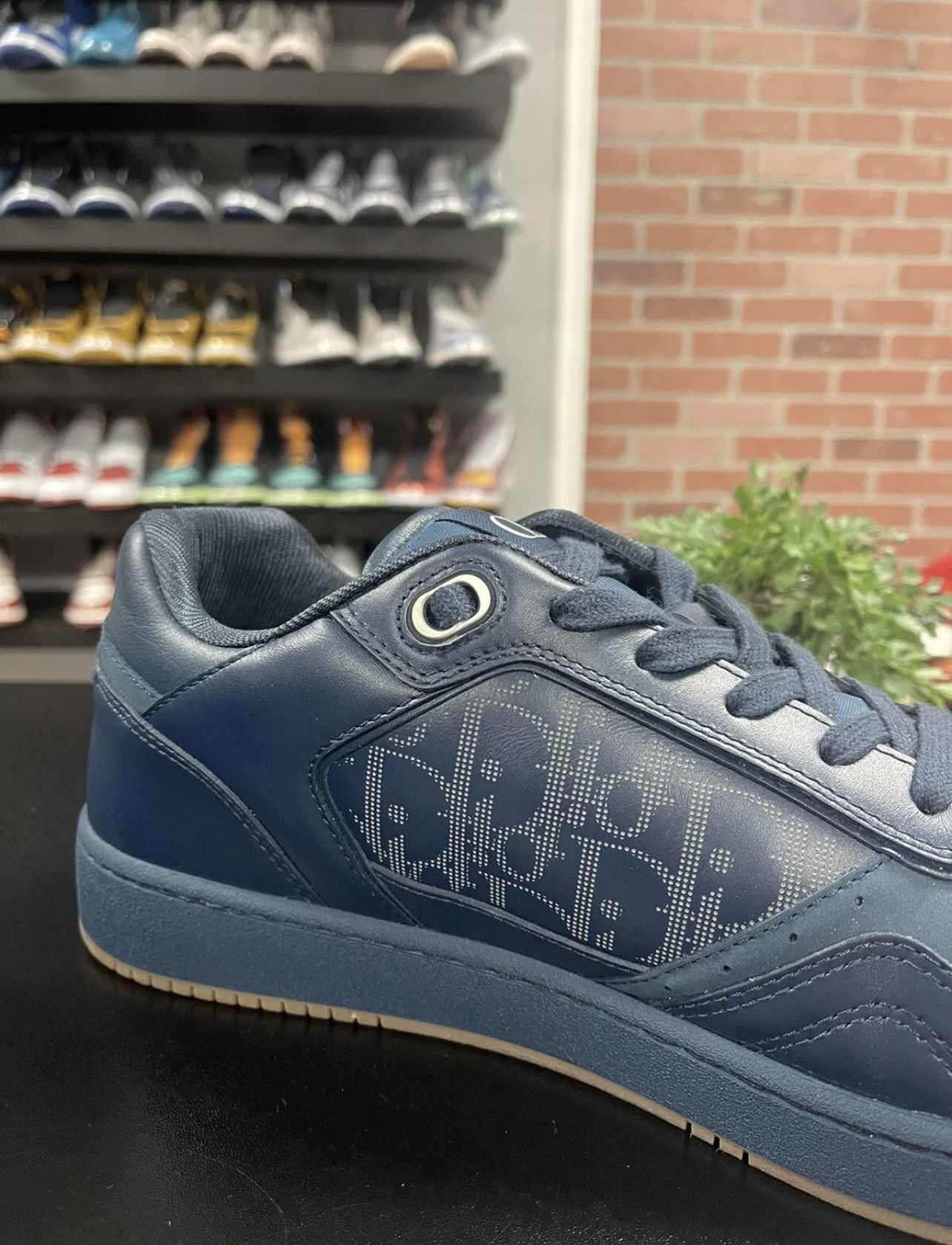 Dior Size 46EU/13 - Christian Dior Oblique Galaxy B27 Navy Size US 13 / EU 46 - 8 Thumbnail