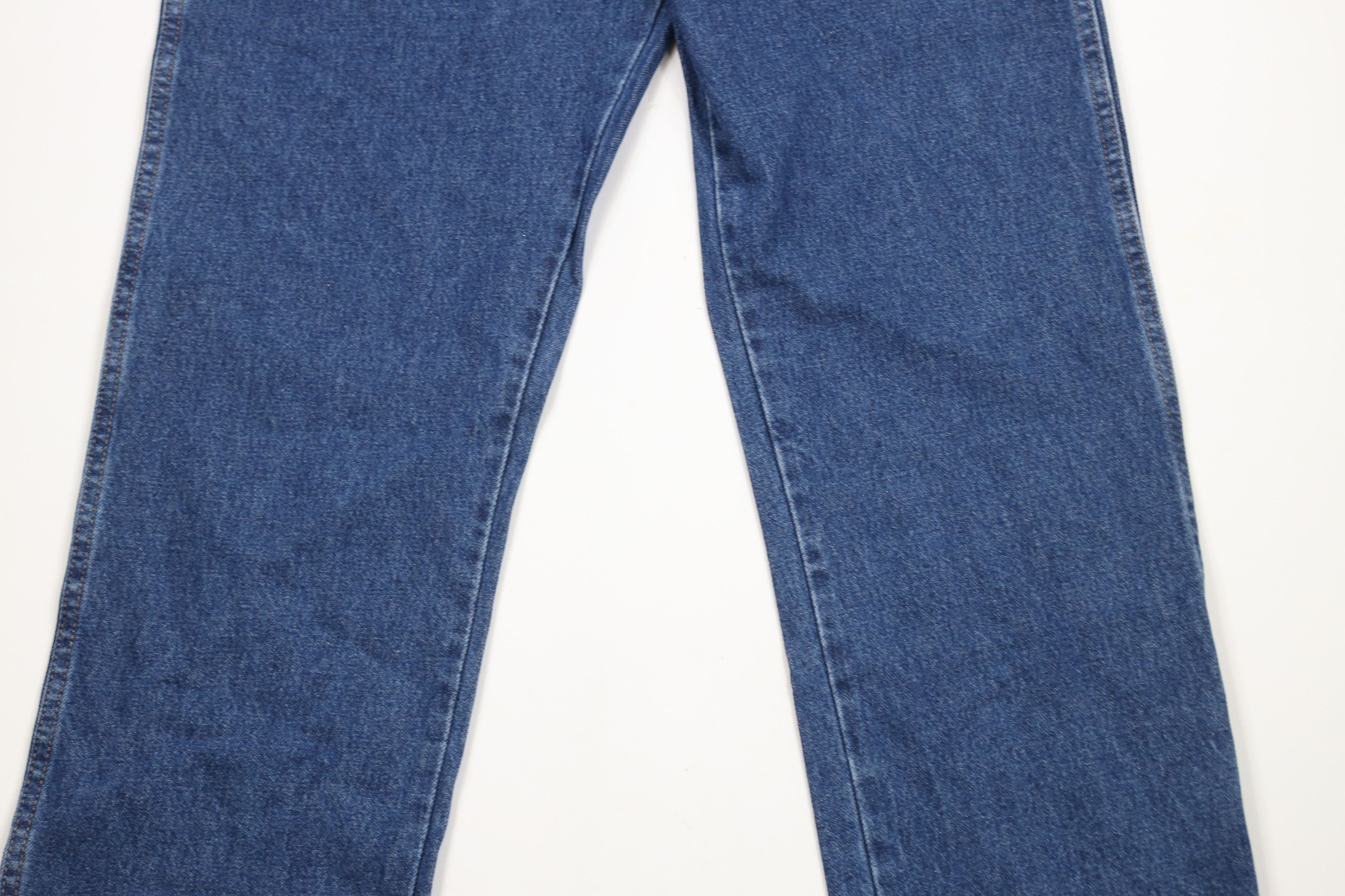 Vintage × Wrangler Deadstock Vintage Y2K Wrangler Straight Leg Denim Jeans Blue Size US 36 / EU 52 - 3 Thumbnail