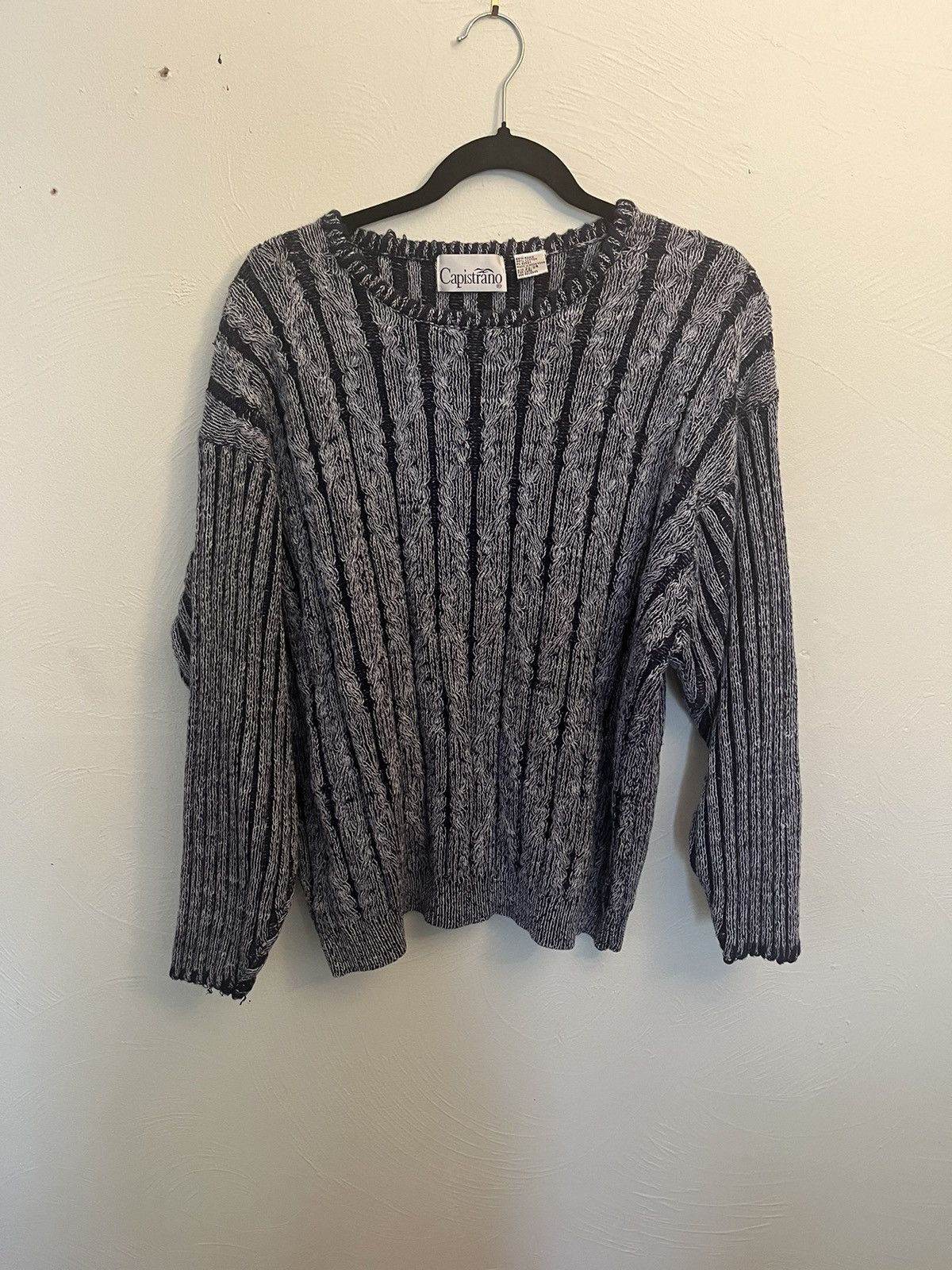 Designer × Vintage Capistrano Cable Knit Sweater Size US M / EU 48-50 / 2 - 1 Thumbnail