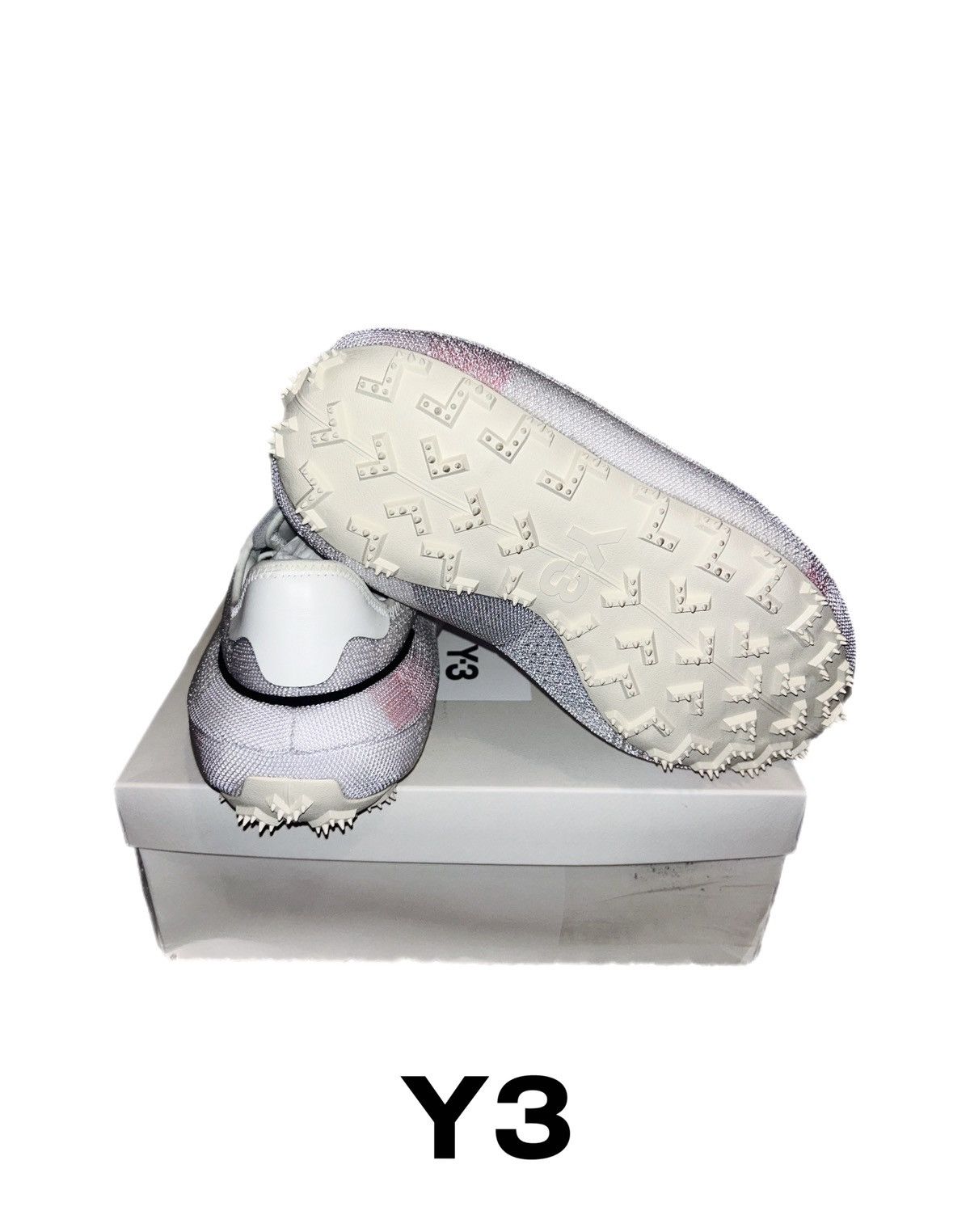 Y-3 Y-3 MAKURA 'CORE WHITE ORANGE' Size US 11 / EU 44 - 4 Thumbnail