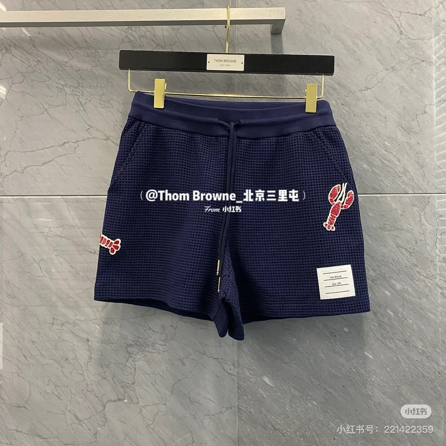 Thom Browne THOM BROWNE FW22 Embroidered Loose Shorts Size US 32 / EU 48 - 1 Thumbnail