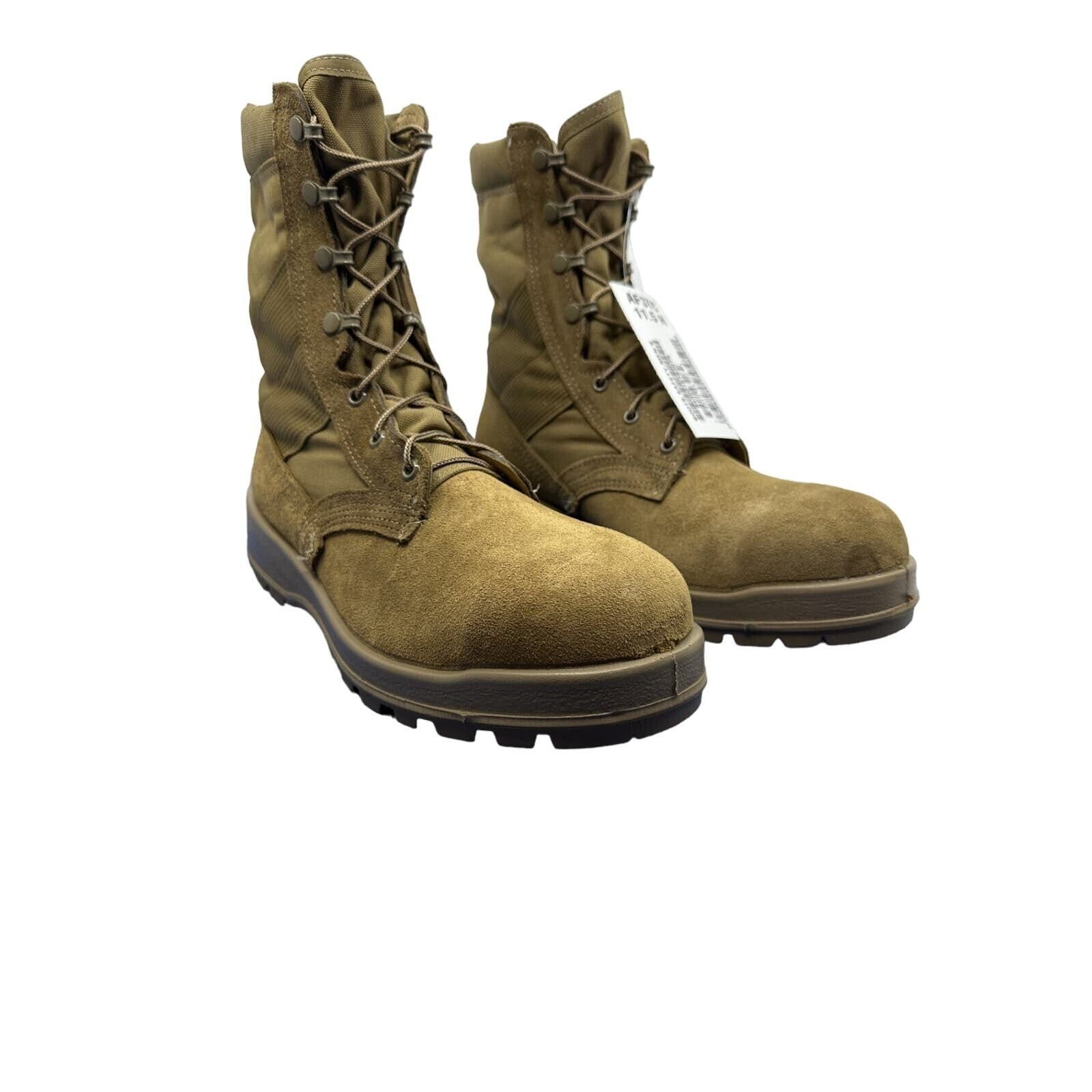 Belleville Belleville Mens 11.5r Steel Toe Hot Weather Boots AFSTC 2055 Size US 11.5 / EU 44-45 - 1 Thumbnail
