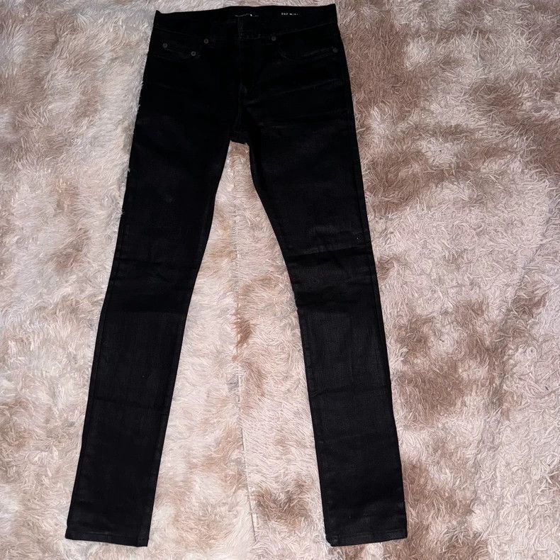 Saint Laurent Paris Saint Laurent Paris Saint Laurent Waxed Denim Pants Size 2 Size US 29 - 1 Thumbnail