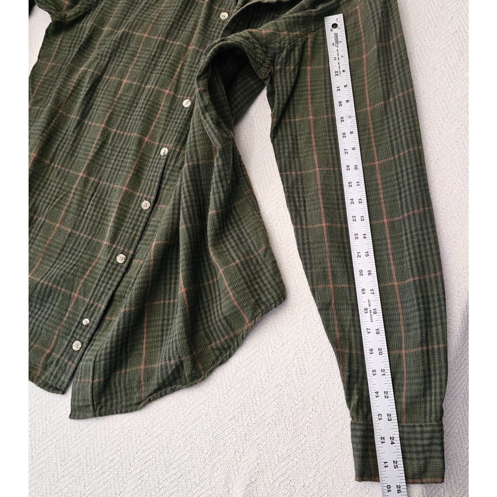 Vintage Cabela's Soft Flannel Shirt Green XL Tall Size Plaid Hunting Camping TALL Green Size US XL / EU 56 / 4 - 6 Thumbnail