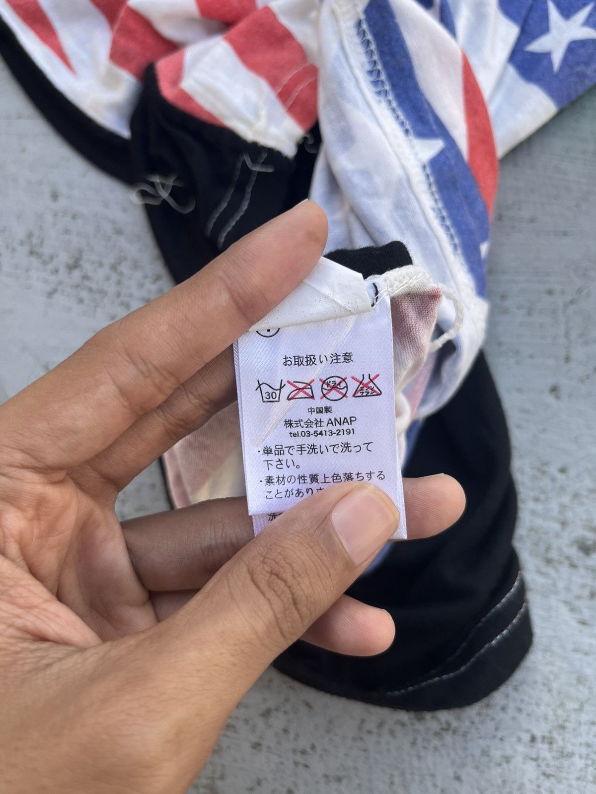 If Six Was Nine × Japanese Brand × Le Grande Bleu (L.G.B.) JAPANESE ANAP AMERICAN FLAG SLEEVES PUNK Y2K IFSIX Size US S / EU 44-46 / 1 - 2 Thumbnail