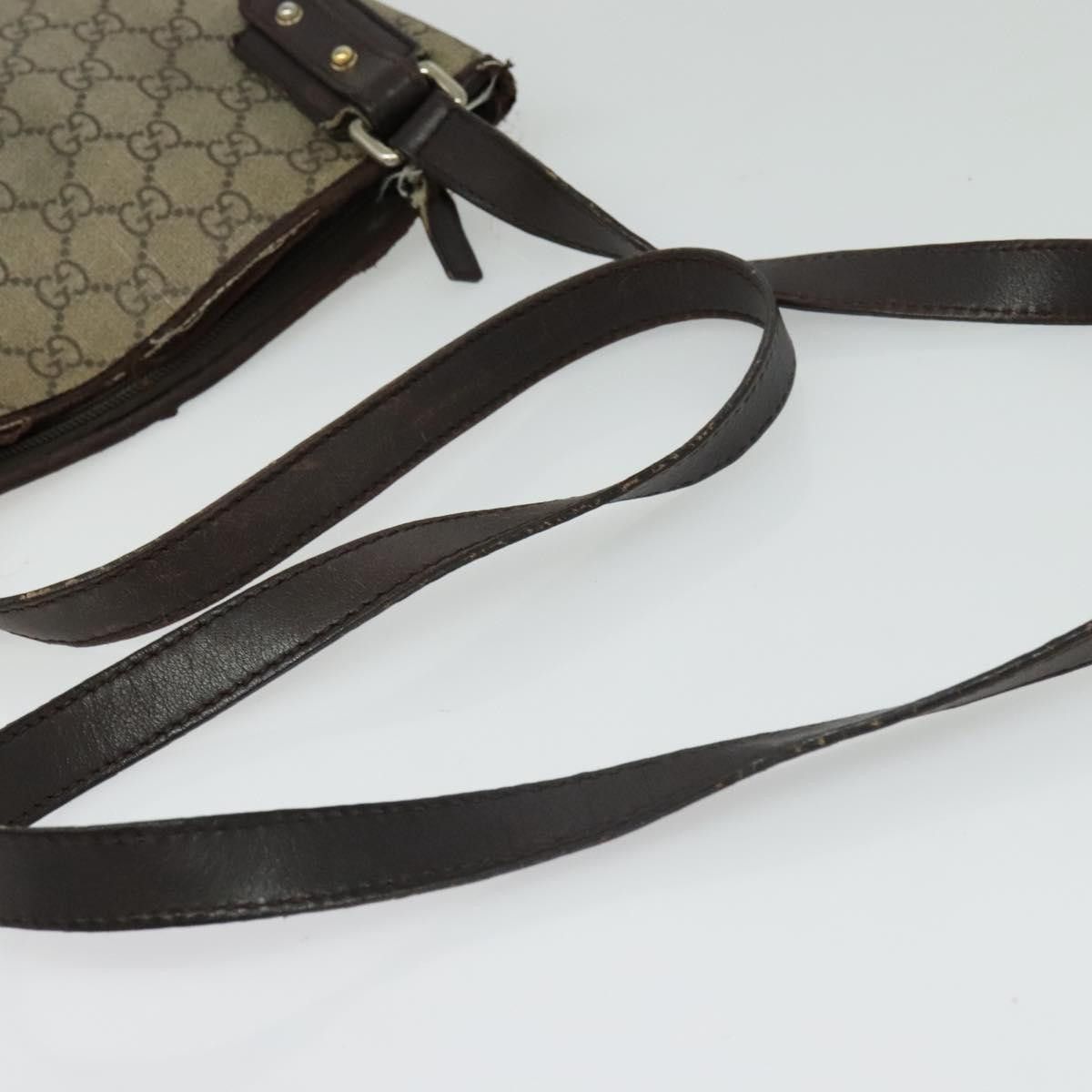 Gucci GUCCI GG Supreme Shoulder Bag Pvc Outlet Beige Silver Size ONE SIZE - 7 Thumbnail