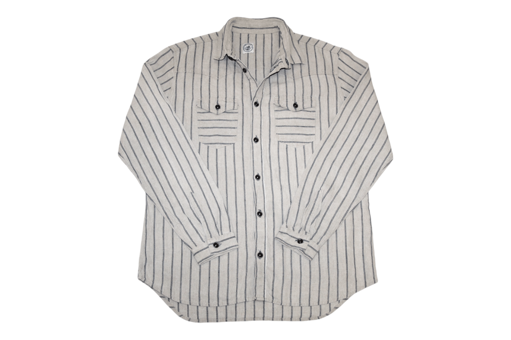 Japanese Brand IMjiT35020 Manufactus Srl Woven Raw Linen 18oz Western Shirt Size US XL / EU 56 / 4 - 1 Thumbnail