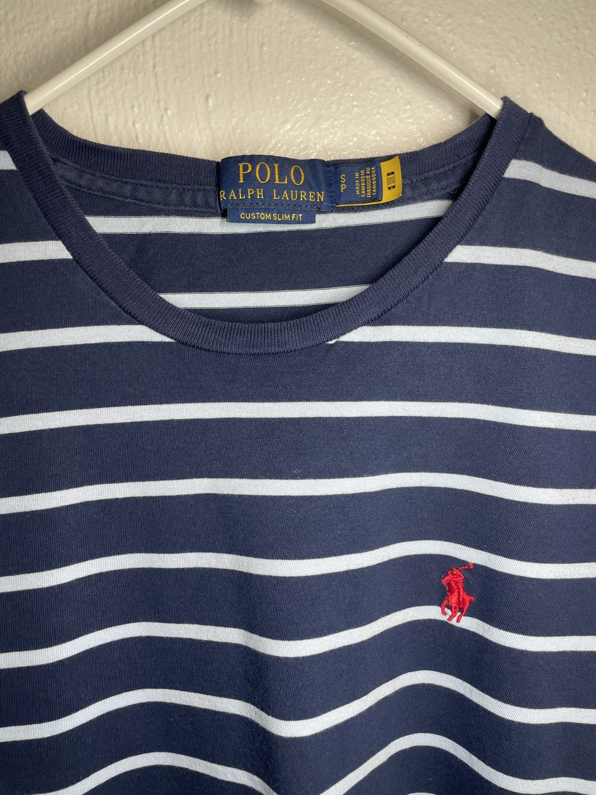 Polo Ralph Lauren Dark/light blue striped Polo Raulph Lauren Tee Size US S / EU 44-46 / 1 - 3 Thumbnail
