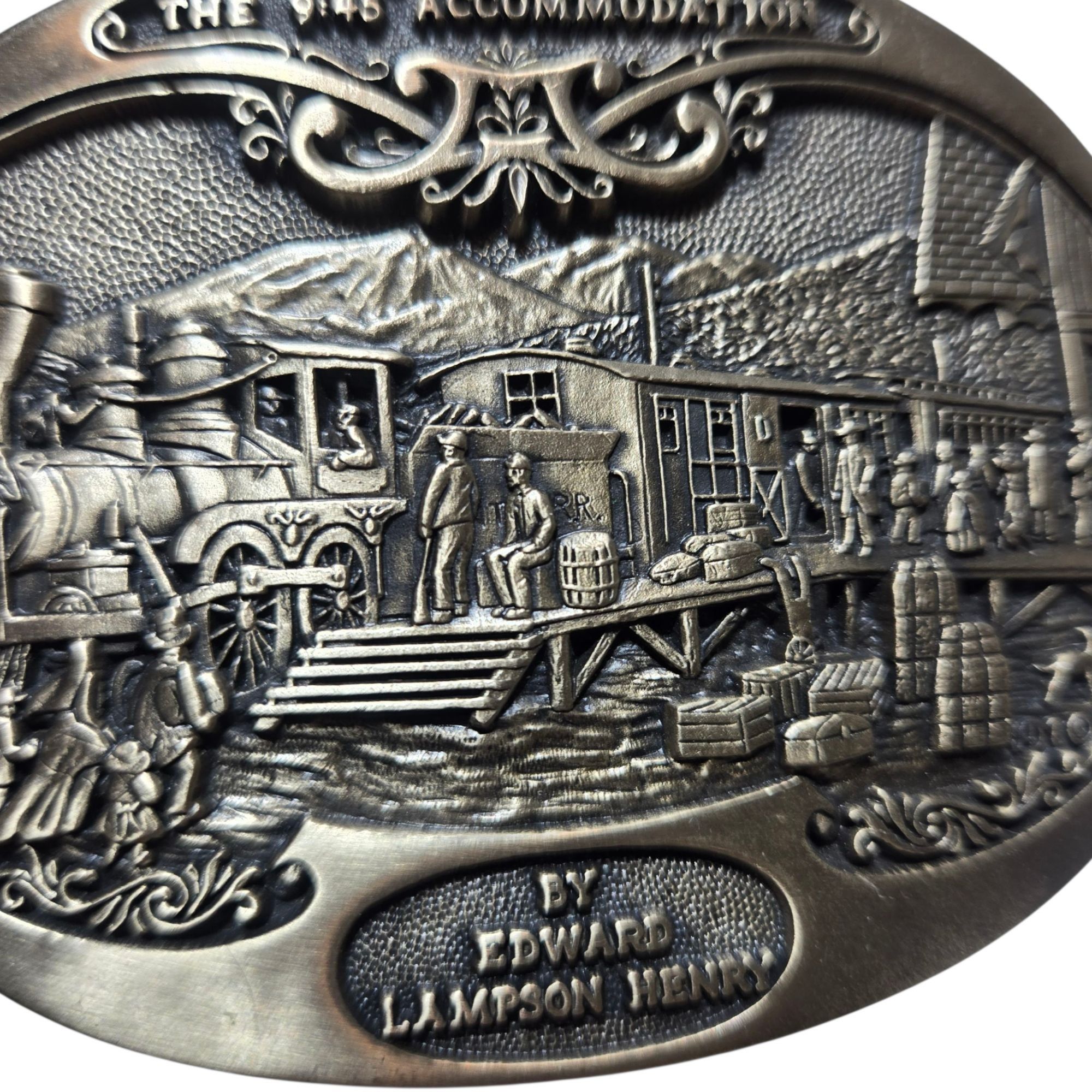 Other 9:45 Accommodation Belt Buckle Edward Lamson Henry American Size ONE SIZE - 15 Thumbnail