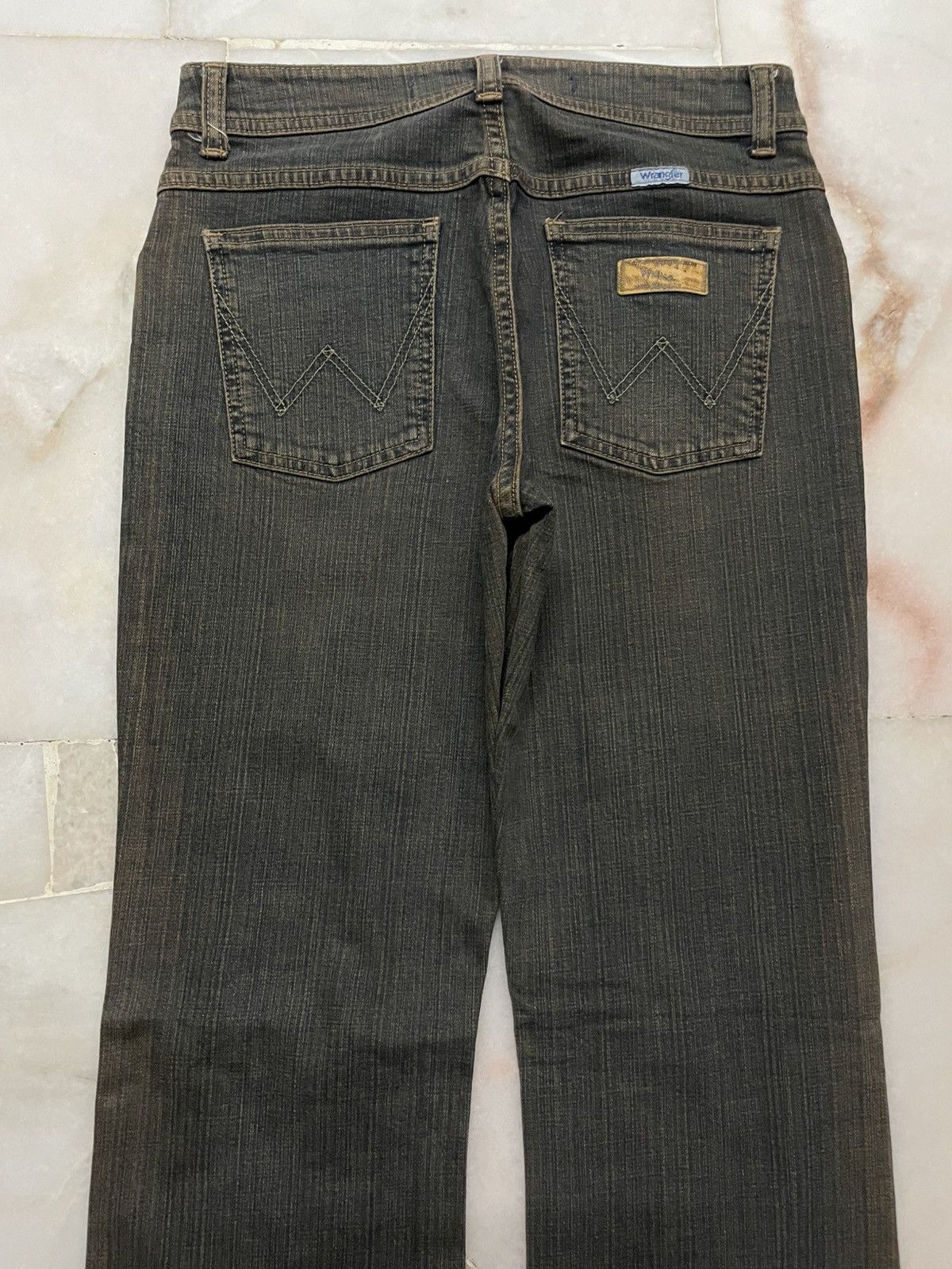 Wrangler 💥Flare💥Vintage Wrangler Western Buffalo Mudmax Bootcut Sick Size US 27 - 10 Thumbnail
