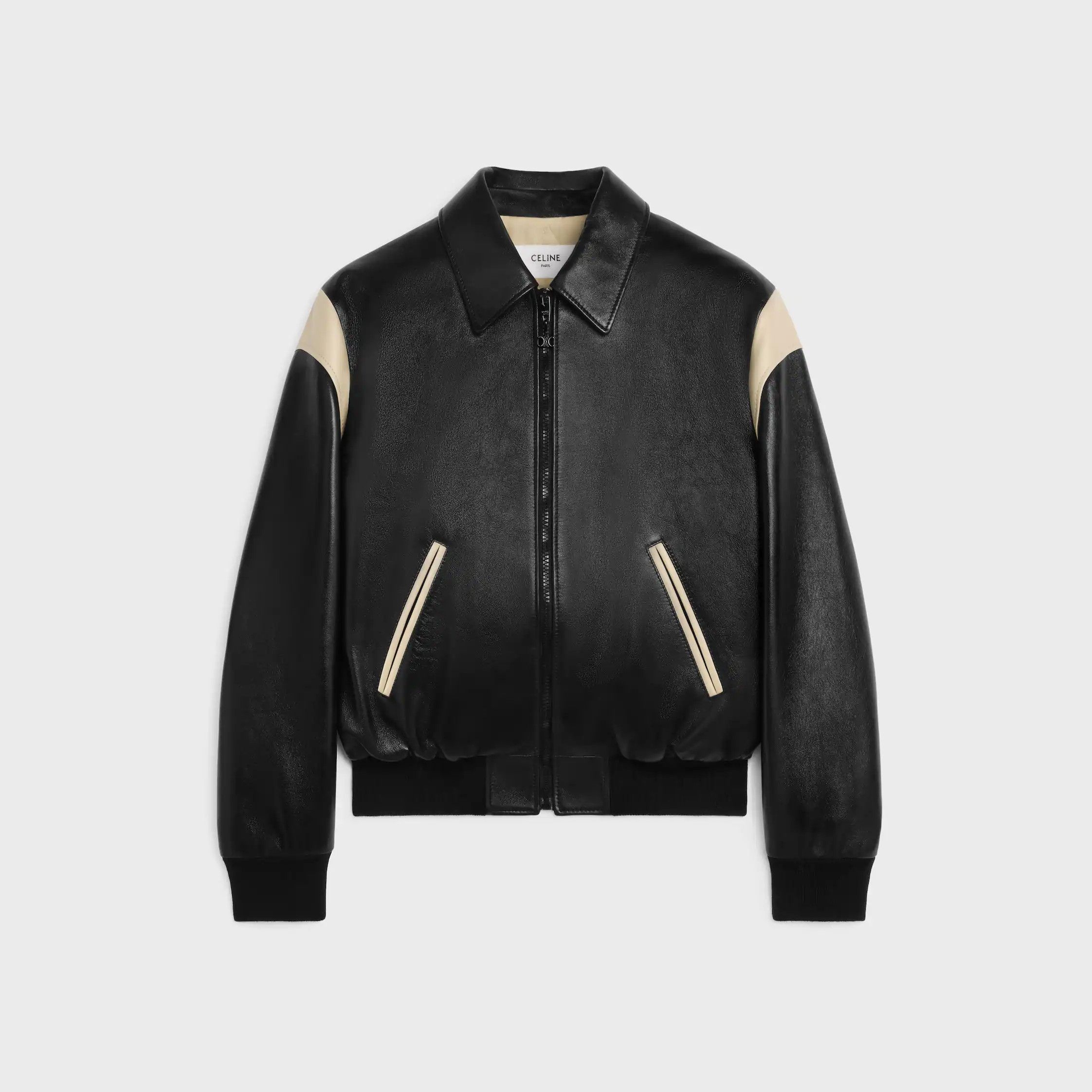 Celine o1w1db11225 Leather Jacket in Black Size US L / EU 52-54 / 3 - 1 Thumbnail