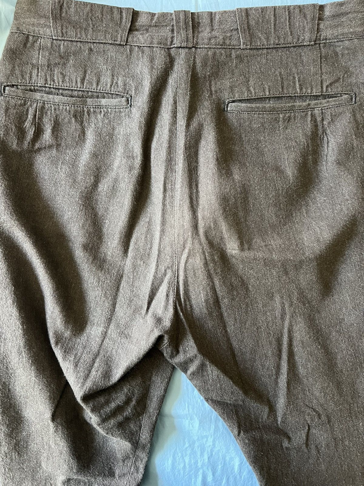 Kaptain Sunshine Denim Trouser - Brown Vintage Wash Size US 32 / EU 48 - 5 Thumbnail