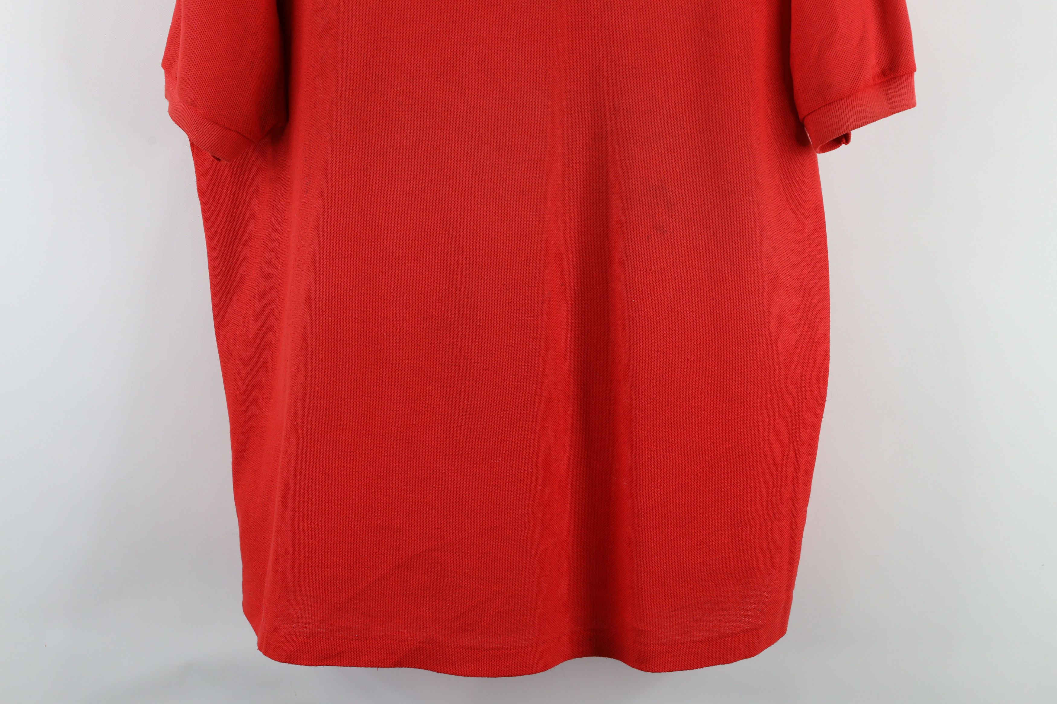 Vintage Vintage 90s Dolphin Aviation World Class Jet Polo Red Size US L / EU 52-54 / 3 - 3 Thumbnail
